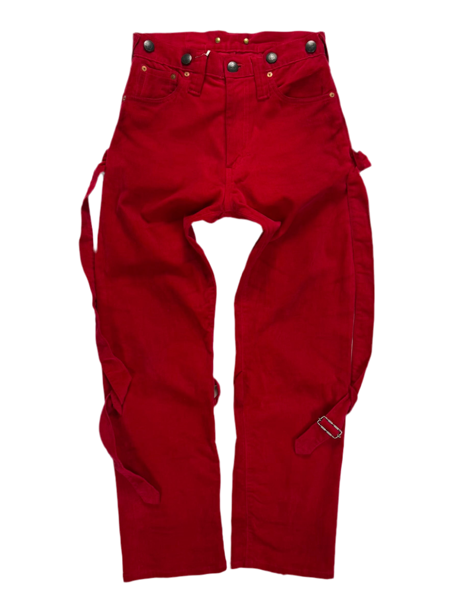 Early 90s EVIS Velour Bondage Hand-Paint