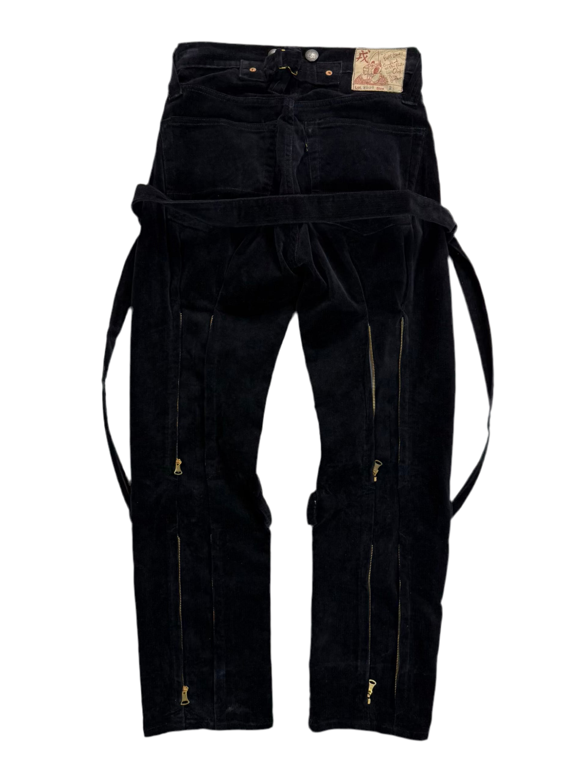 Early 90s EVIS Velour Bondage Pant