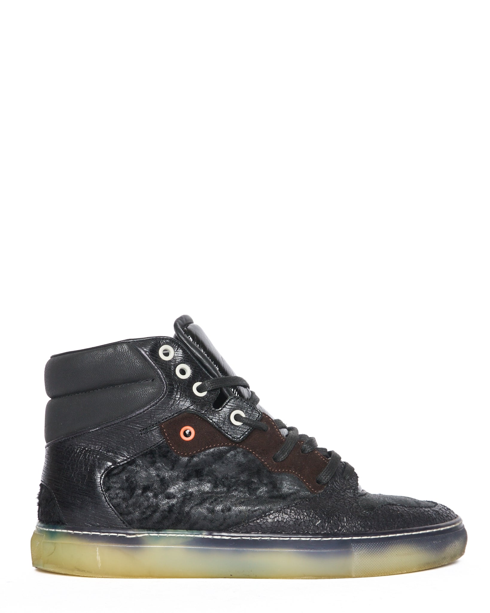Balenciaga Mixed Media High Top Sneaker