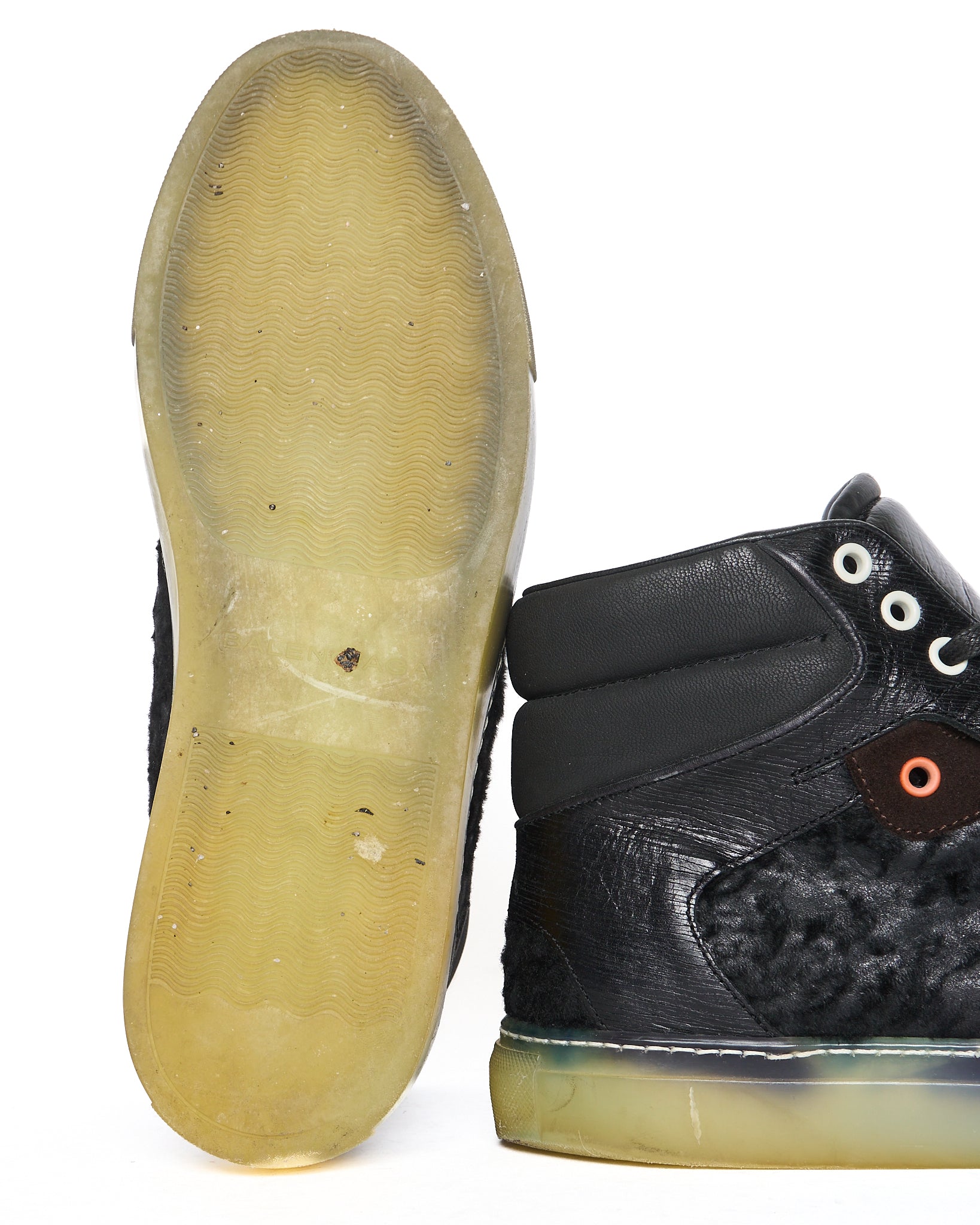 Balenciaga Mixed Media High Top Sneaker