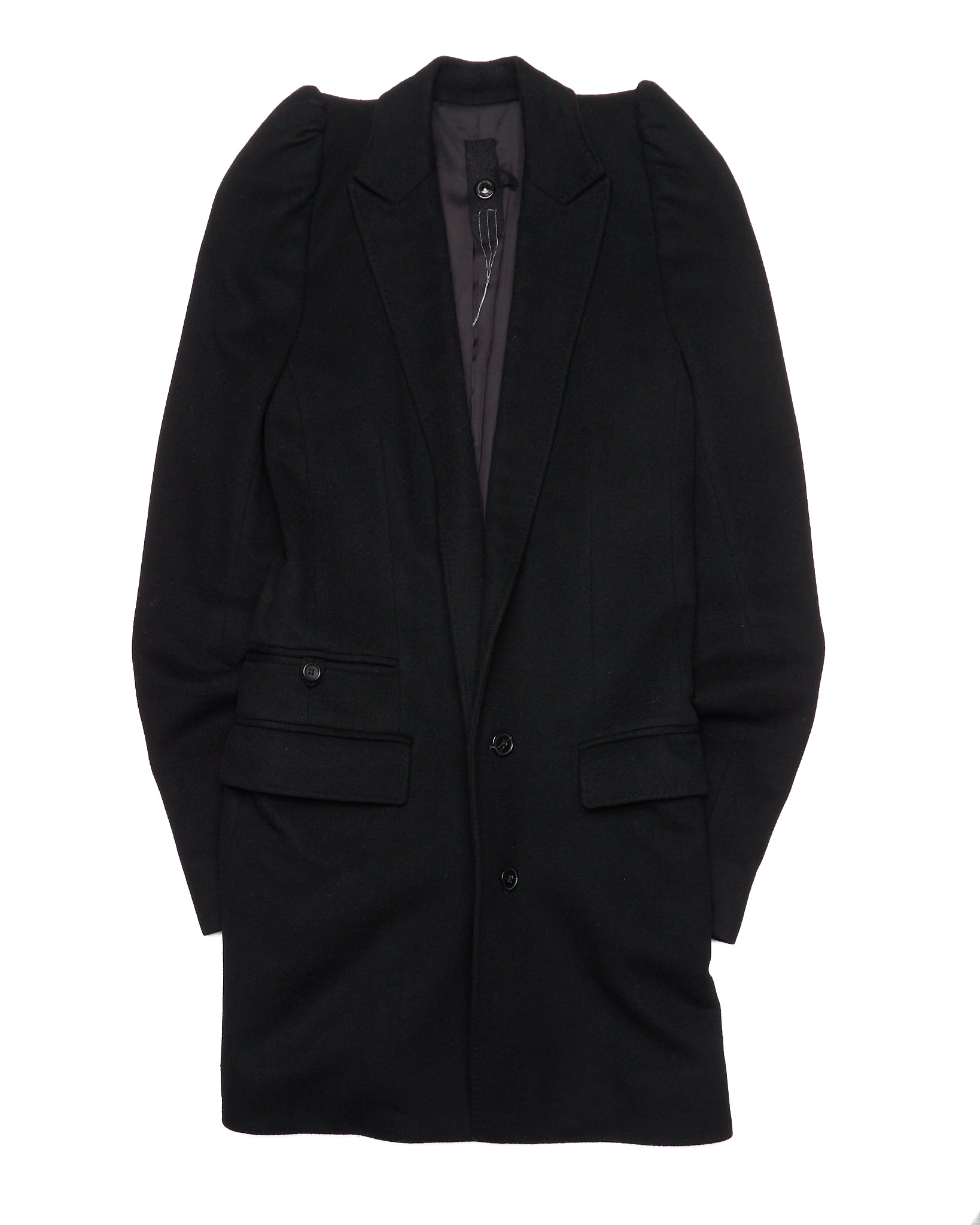 Bernhard Willhelm Puff Sleeve Single Breasted Virgin Wool Blazer