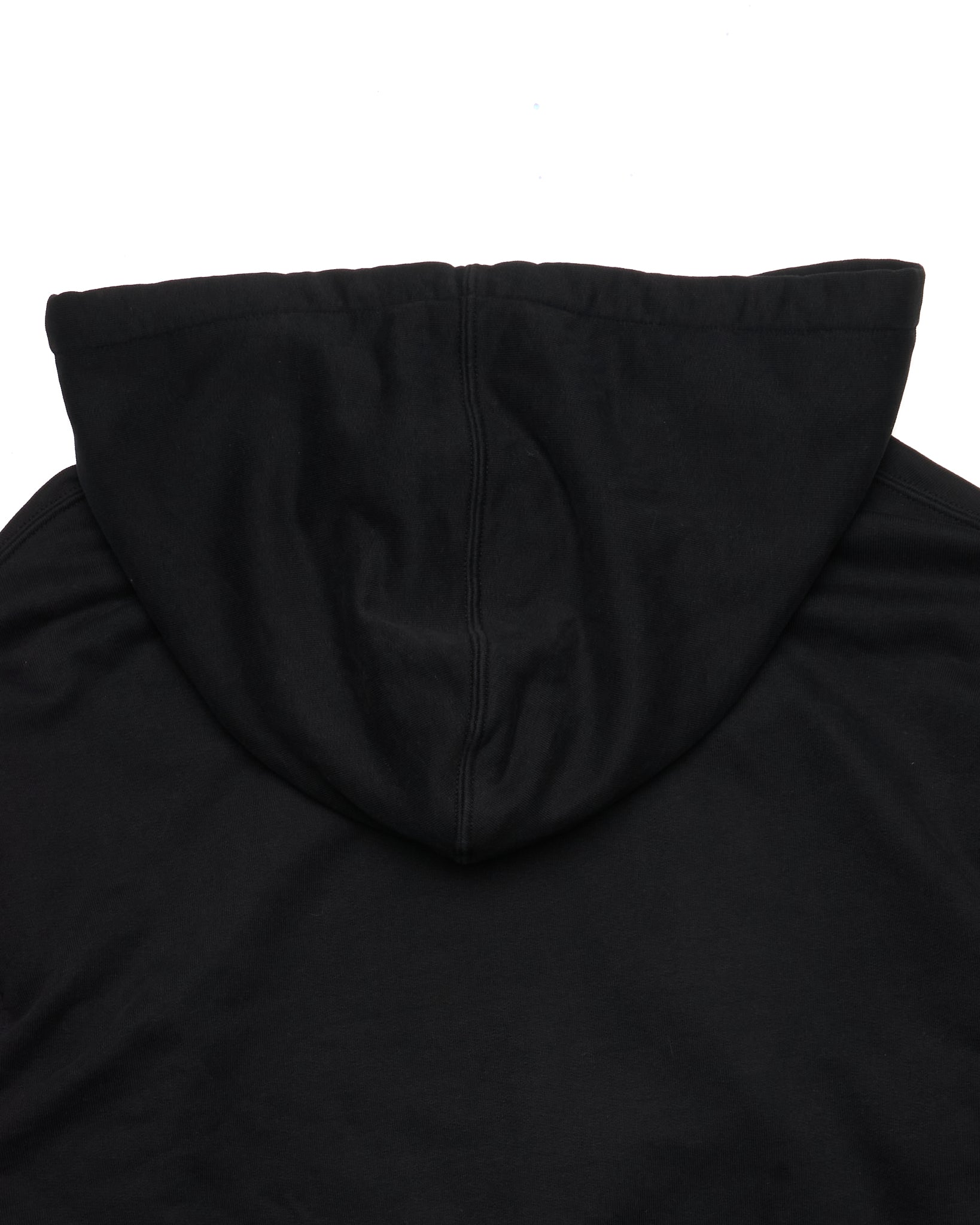 Ann Demeulemeester Black Embroidered Hoodie With Ribbon Detail