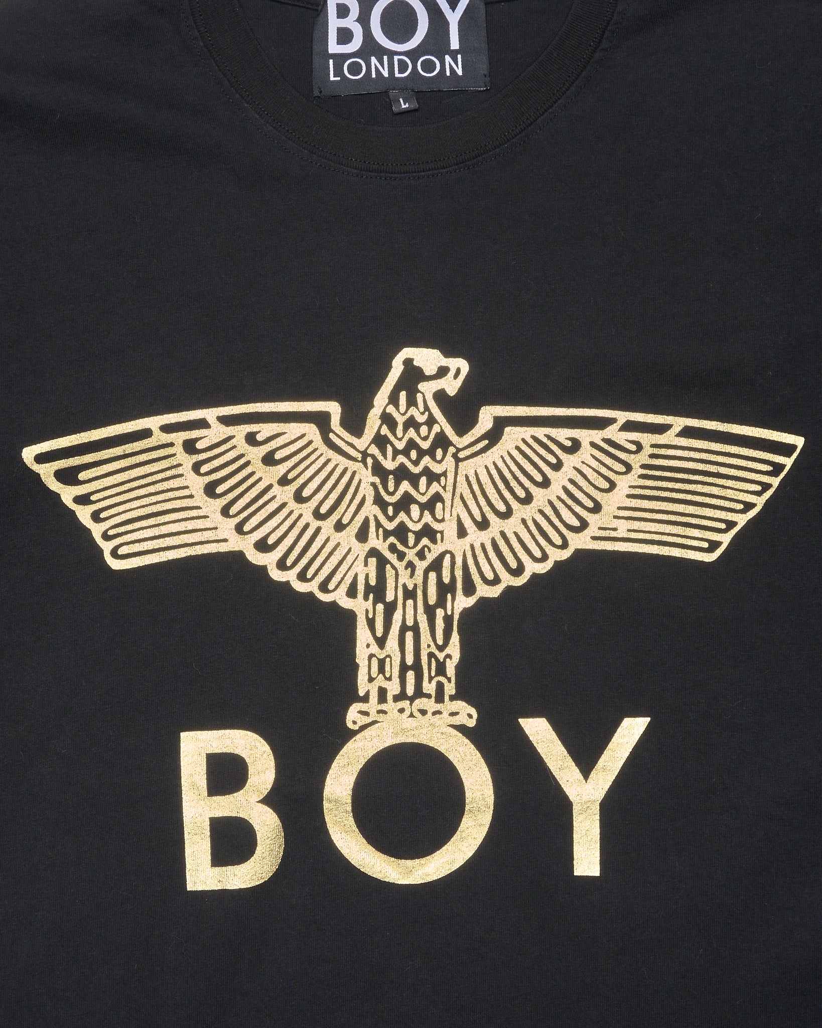 BOY London Gold Graphic Logo Tee