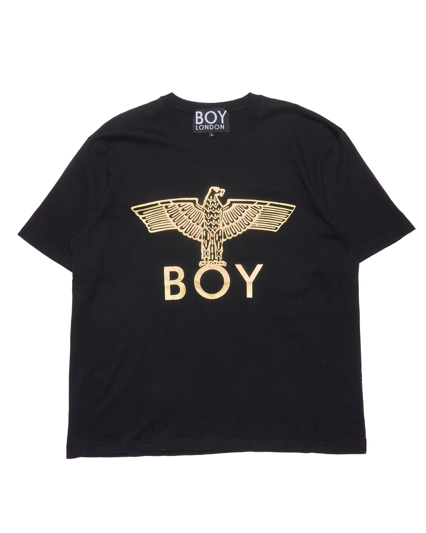BOY London Gold Graphic Logo Tee