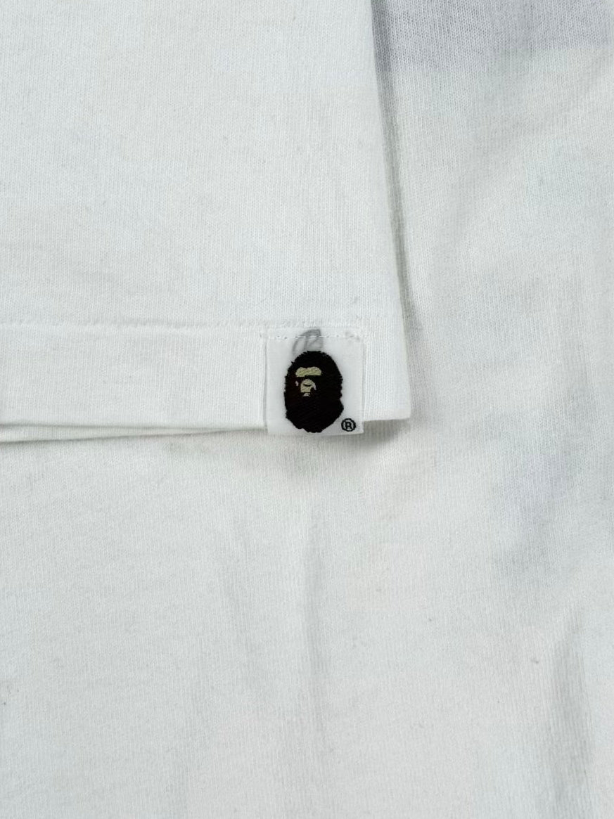 Early 00s BAPE Plaid Ape Head Tee