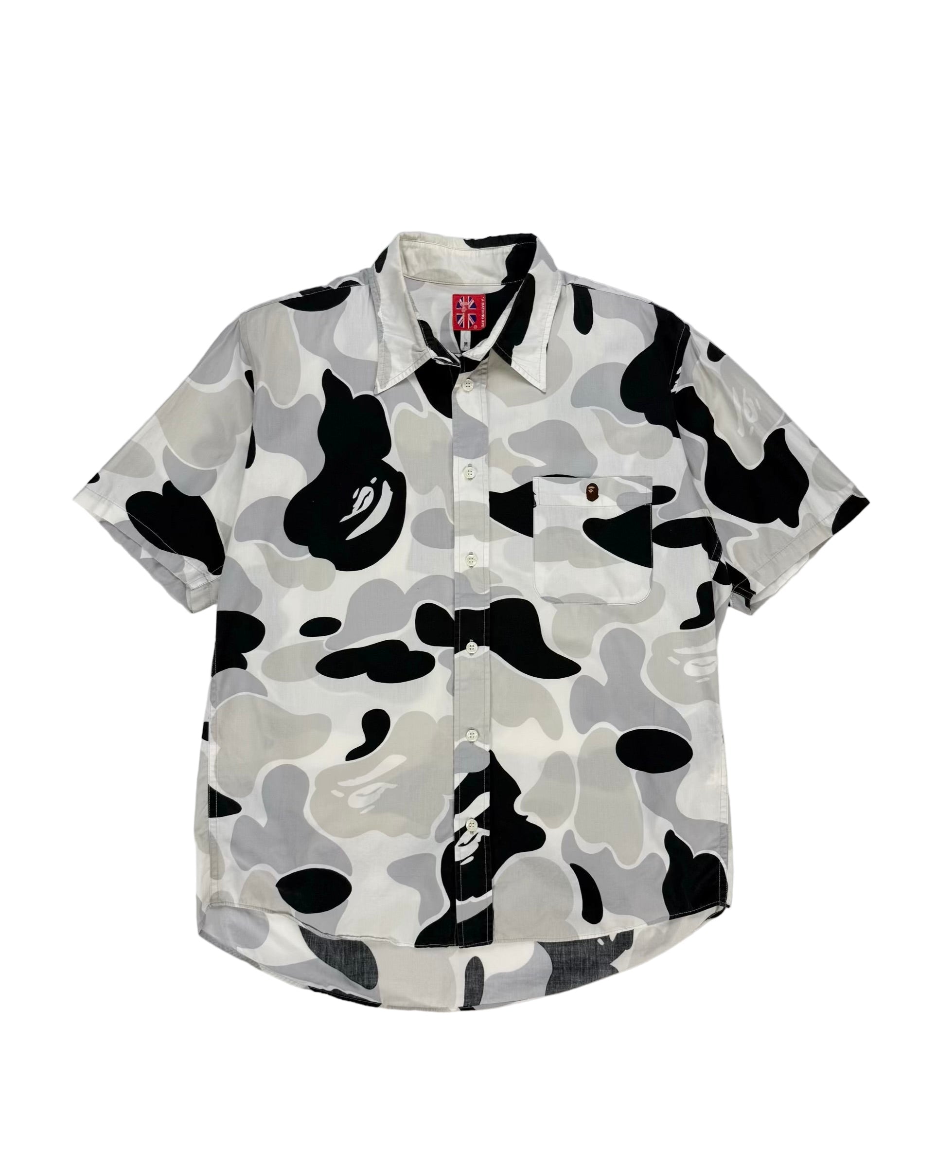 Early 00s BAPE Camo Short-Sleeve Shirt