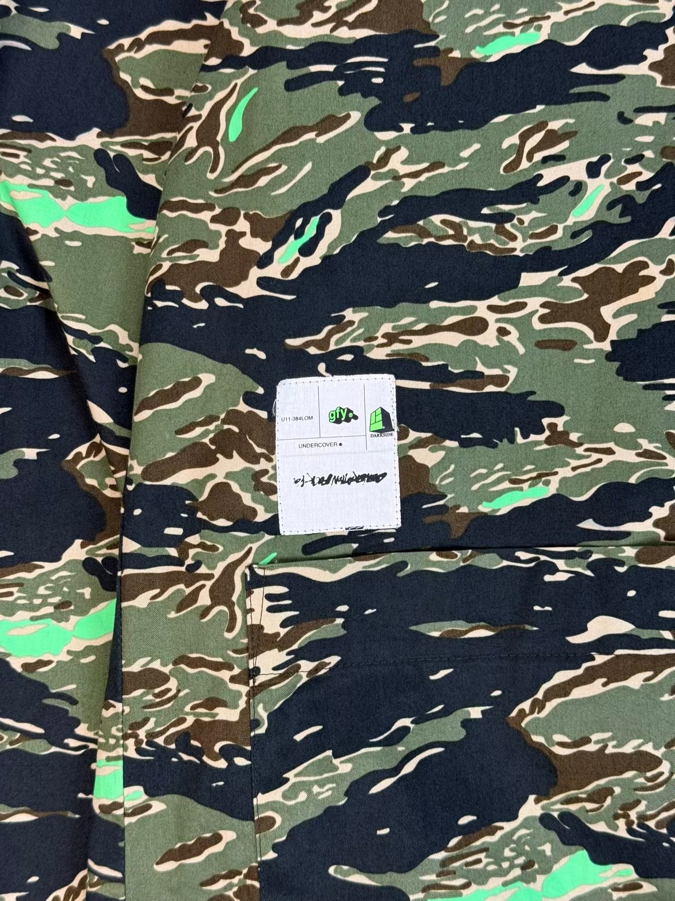 2001 Undercover Tiger Camo Mandarin Jacket
