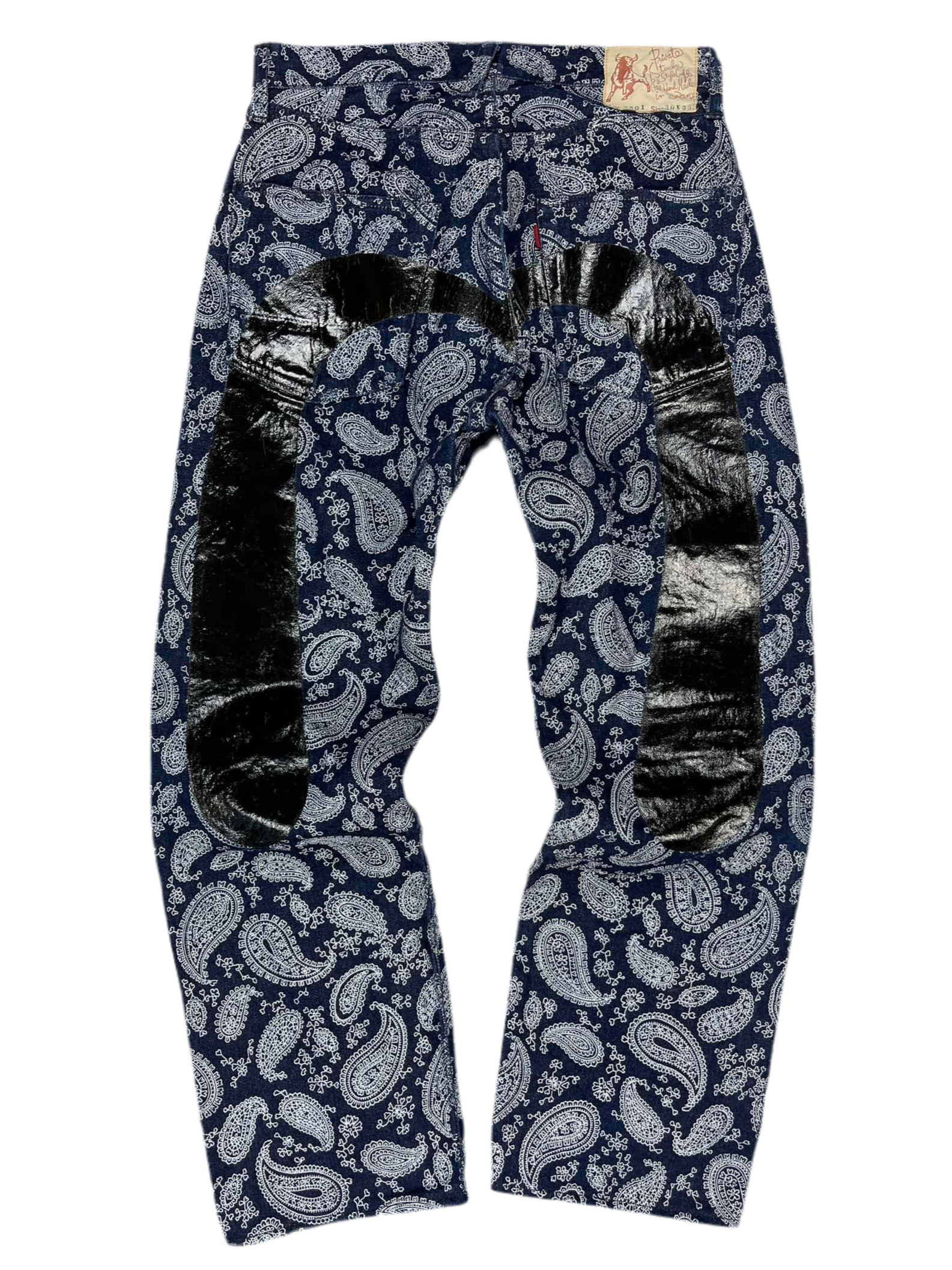 90s EVIS Paisley Hand-Paint Diakoku