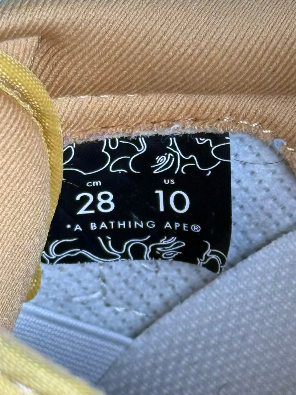 Early 2000s APE Suede Skullsta