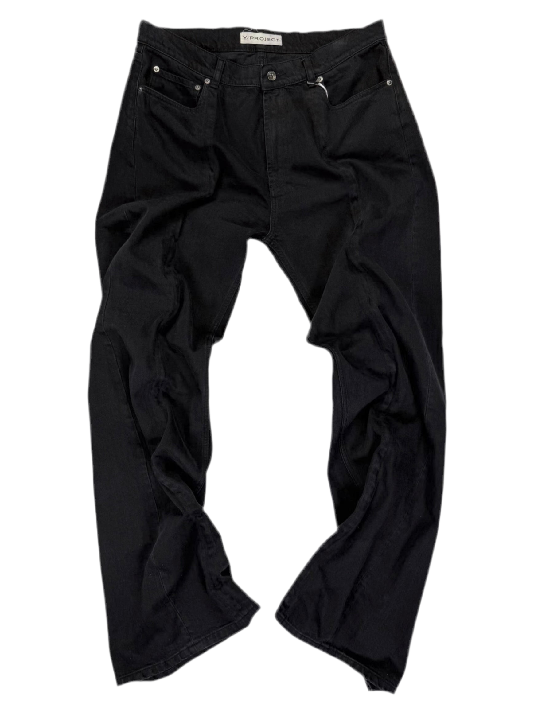S/S23 Y/Project Black Wired Denim
