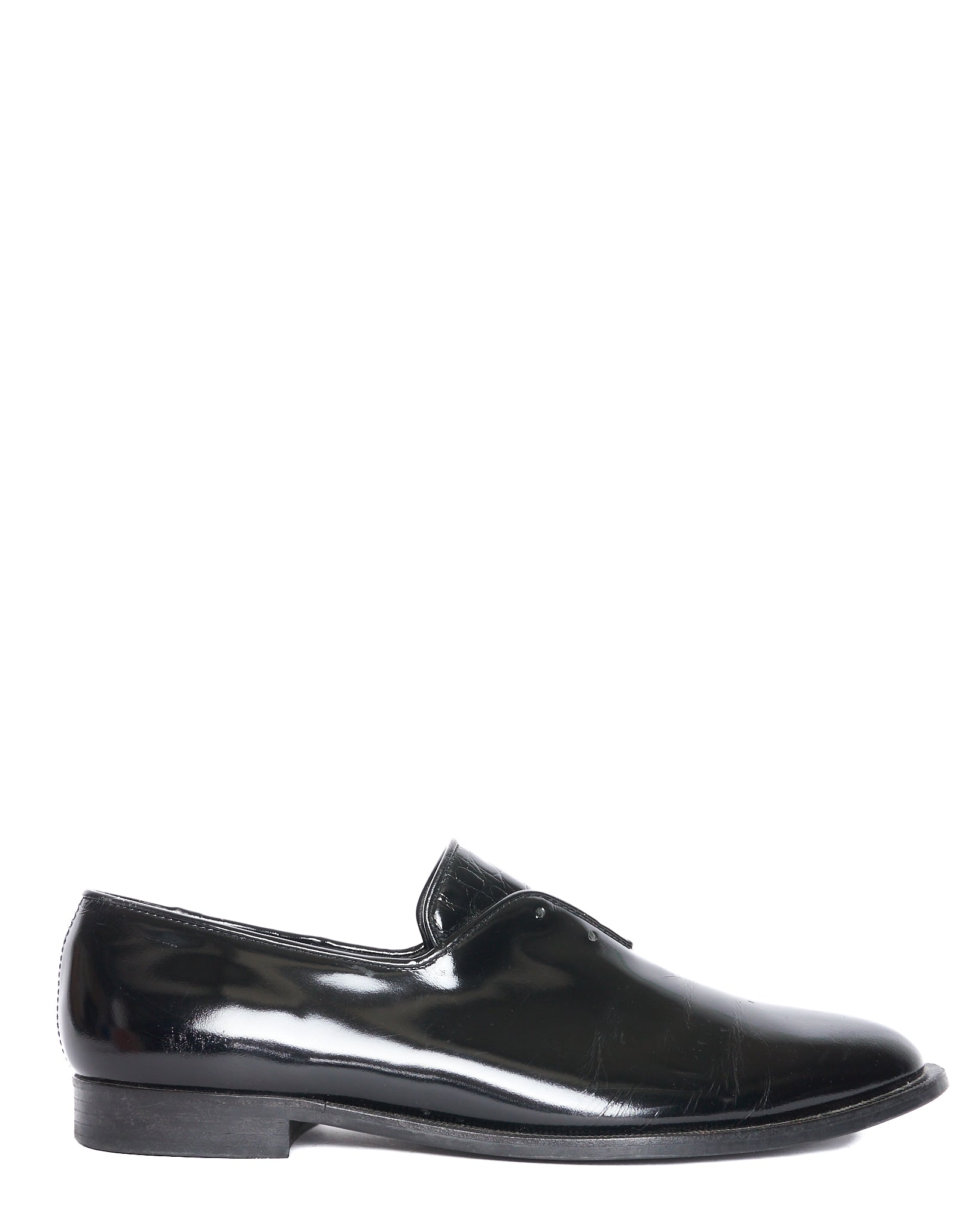 Comme des Garçons Homme Plus Slip on Croc Tongue Derby