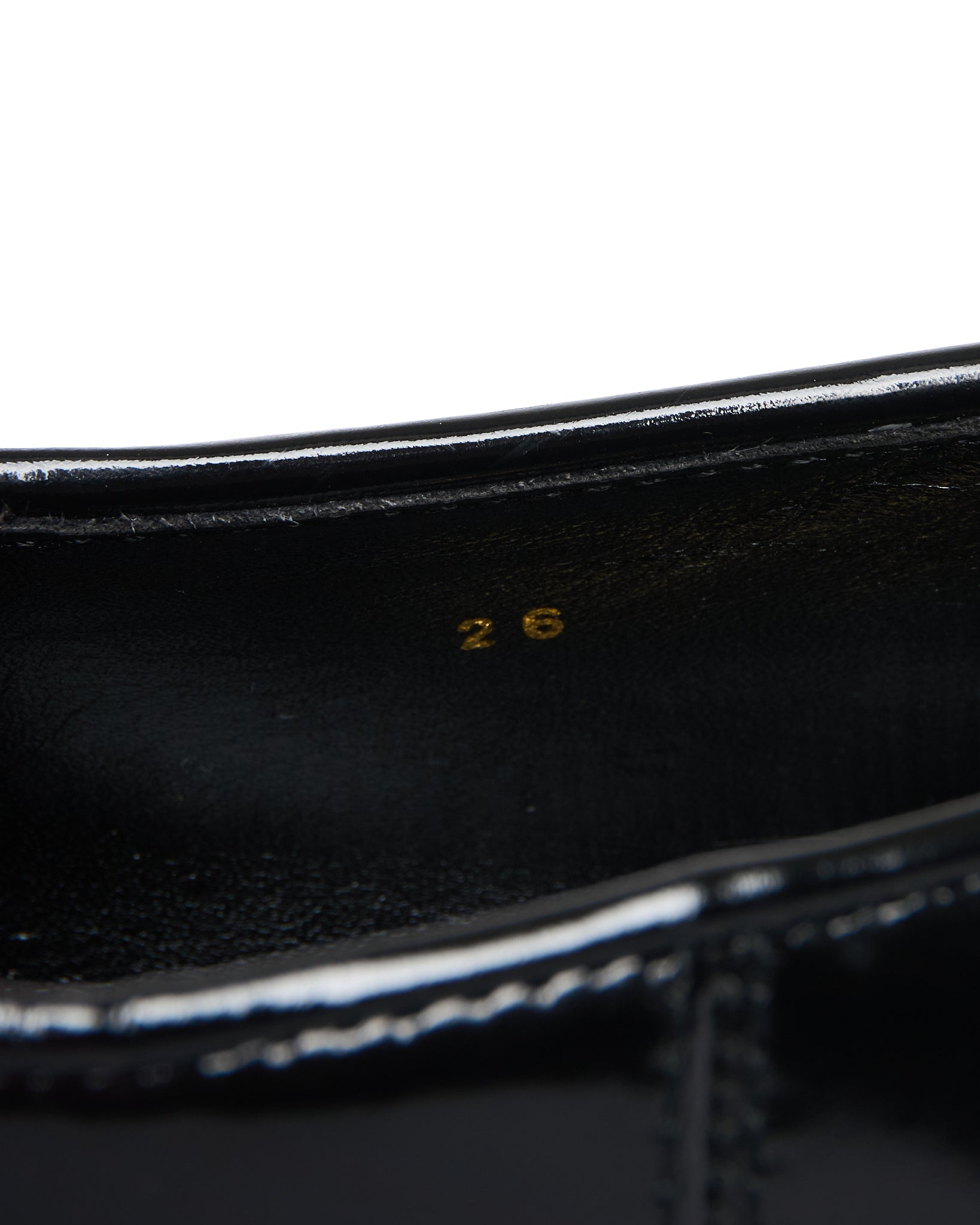 Comme des Garçons Homme Plus Slip on Croc Tongue Derby