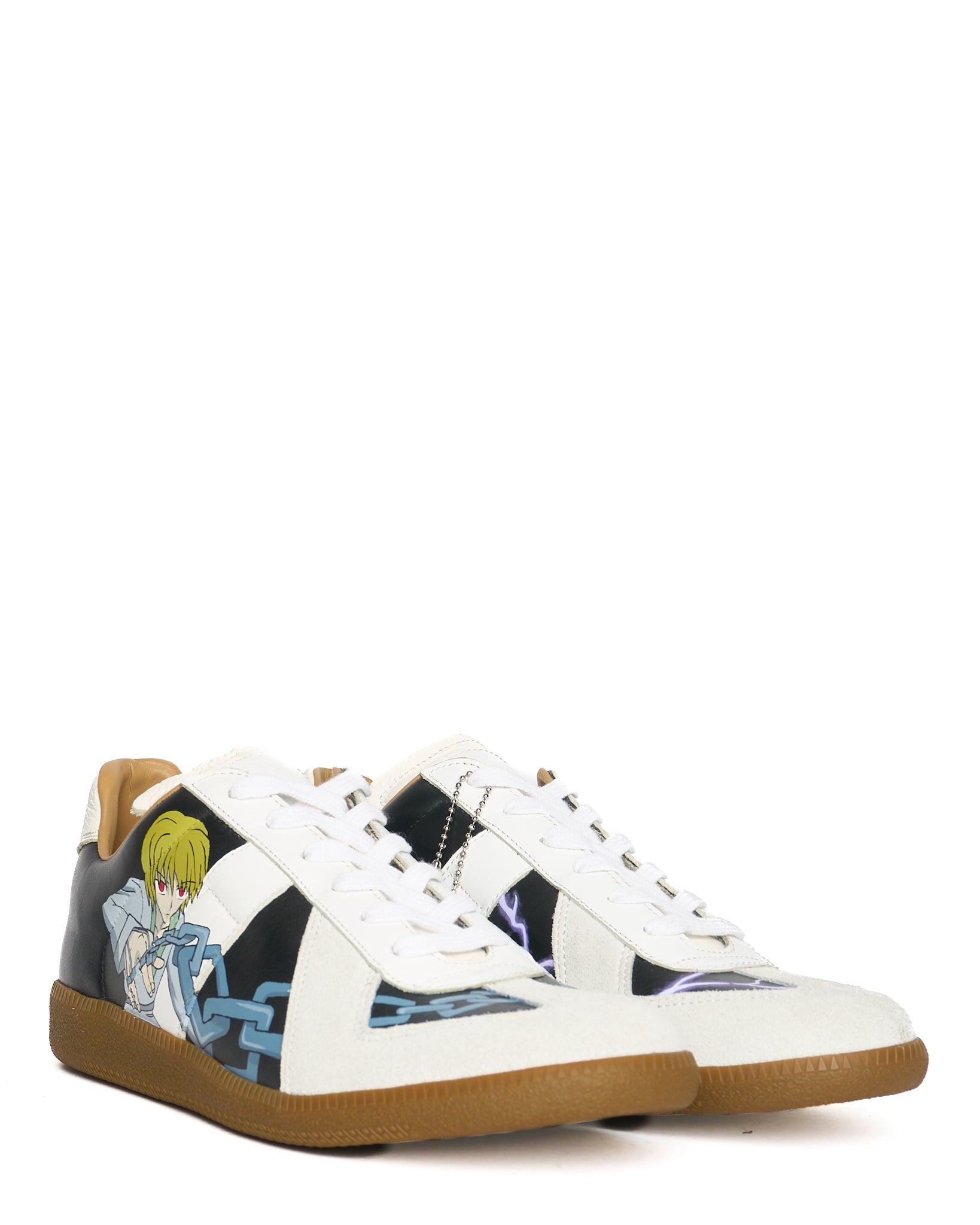 Custom hand-painted Hunter x Hunter Maison Margiela Replica sneakers