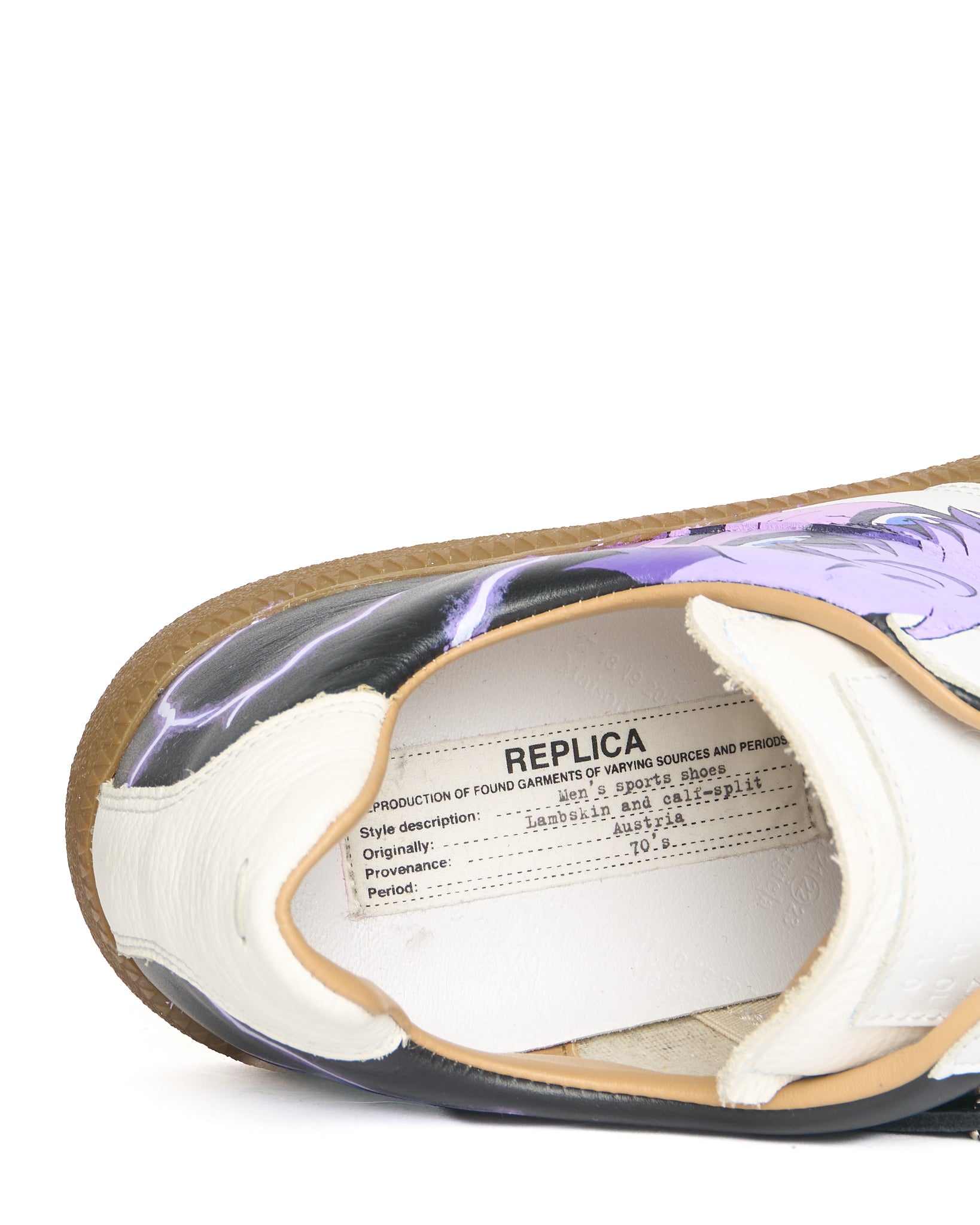 Custom hand-painted Hunter x Hunter Maison Margiela Replica sneakers