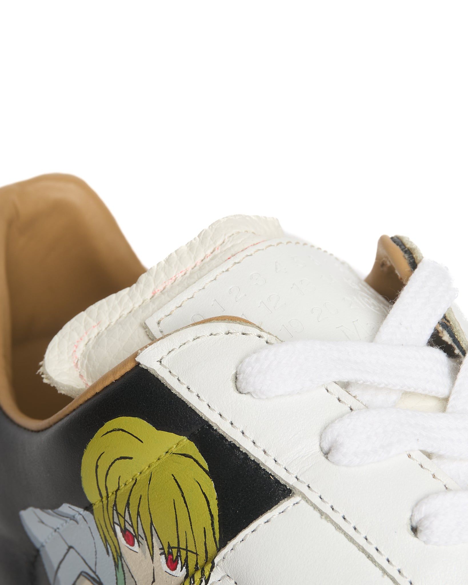 Custom hand-painted Hunter x Hunter Maison Margiela Replica sneakers