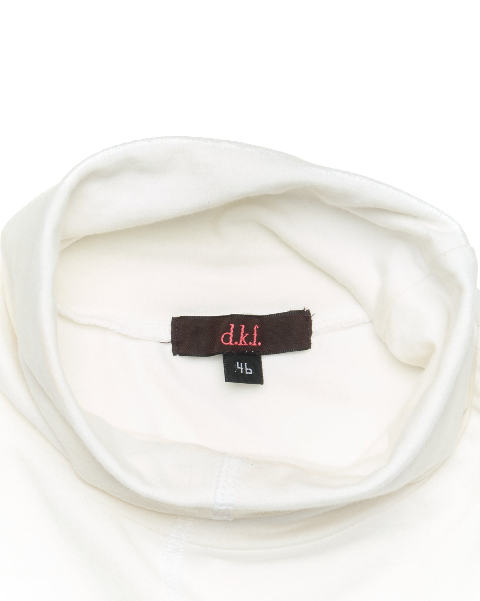 D.k.f Yoshiyuji ‘Don’ Konishi White Turtleneck Long-sleeve