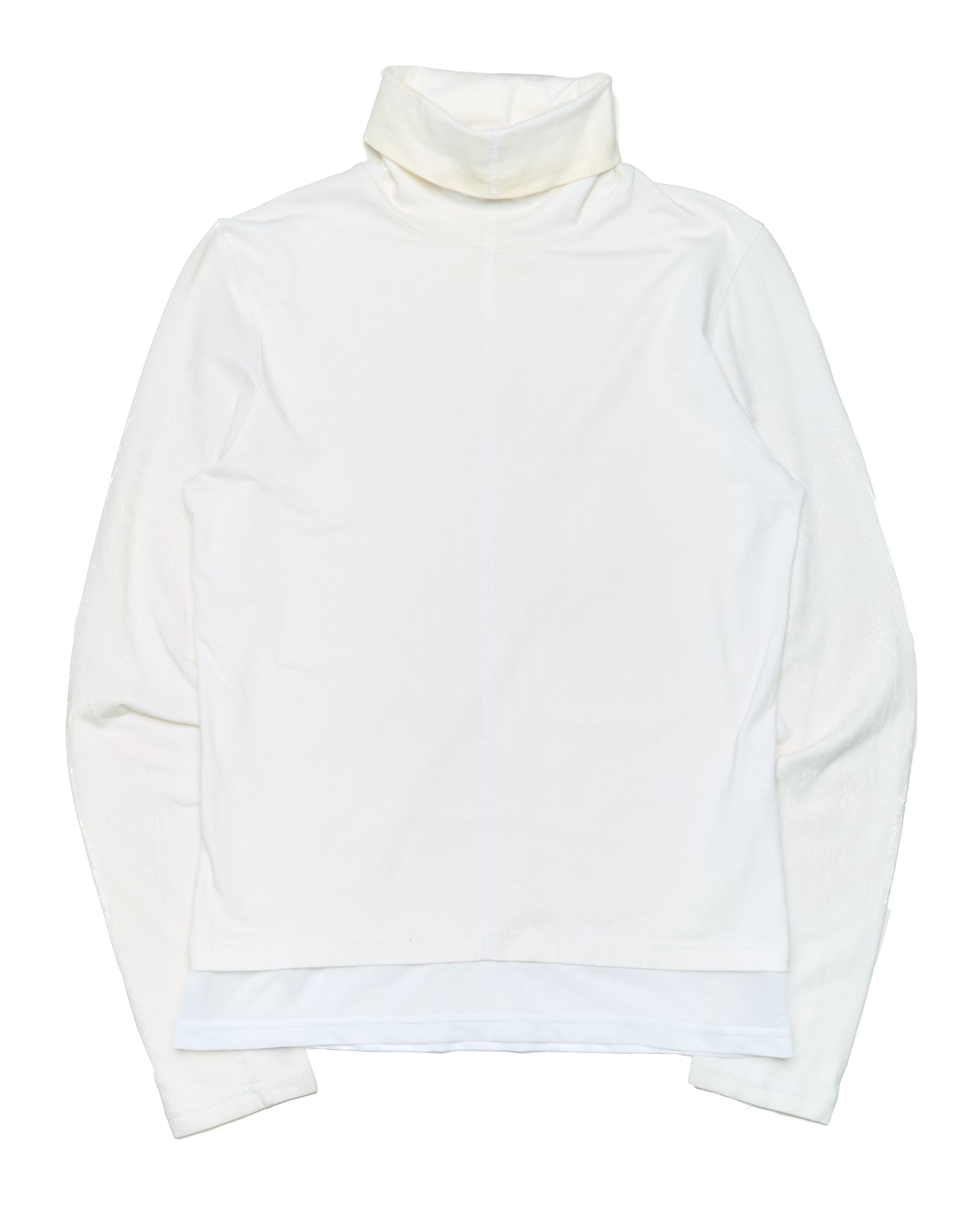 D.k.f Yoshiyuji ‘Don’ Konishi White Turtleneck Long-sleeve