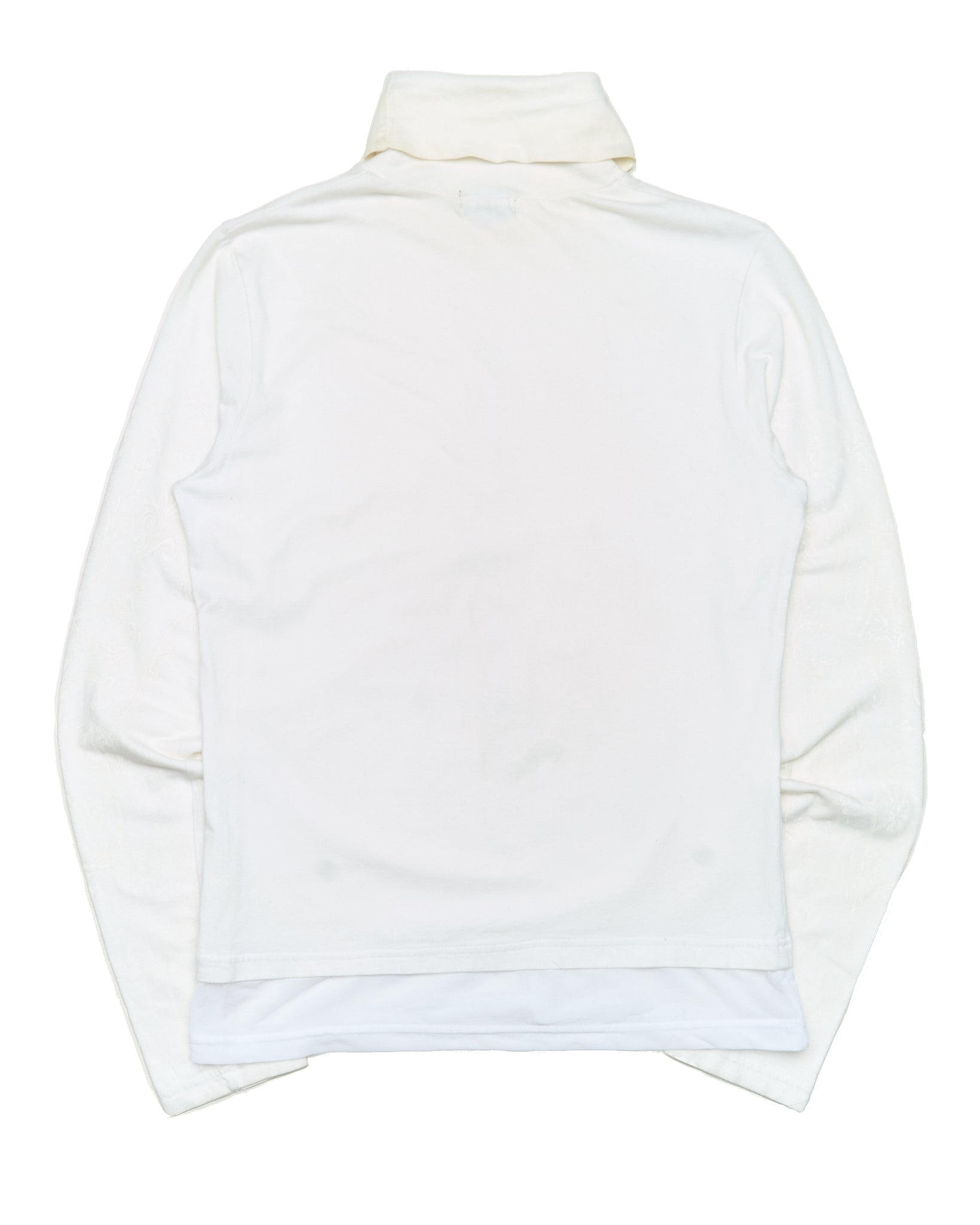 D.k.f Yoshiyuji ‘Don’ Konishi White Turtleneck Long-sleeve