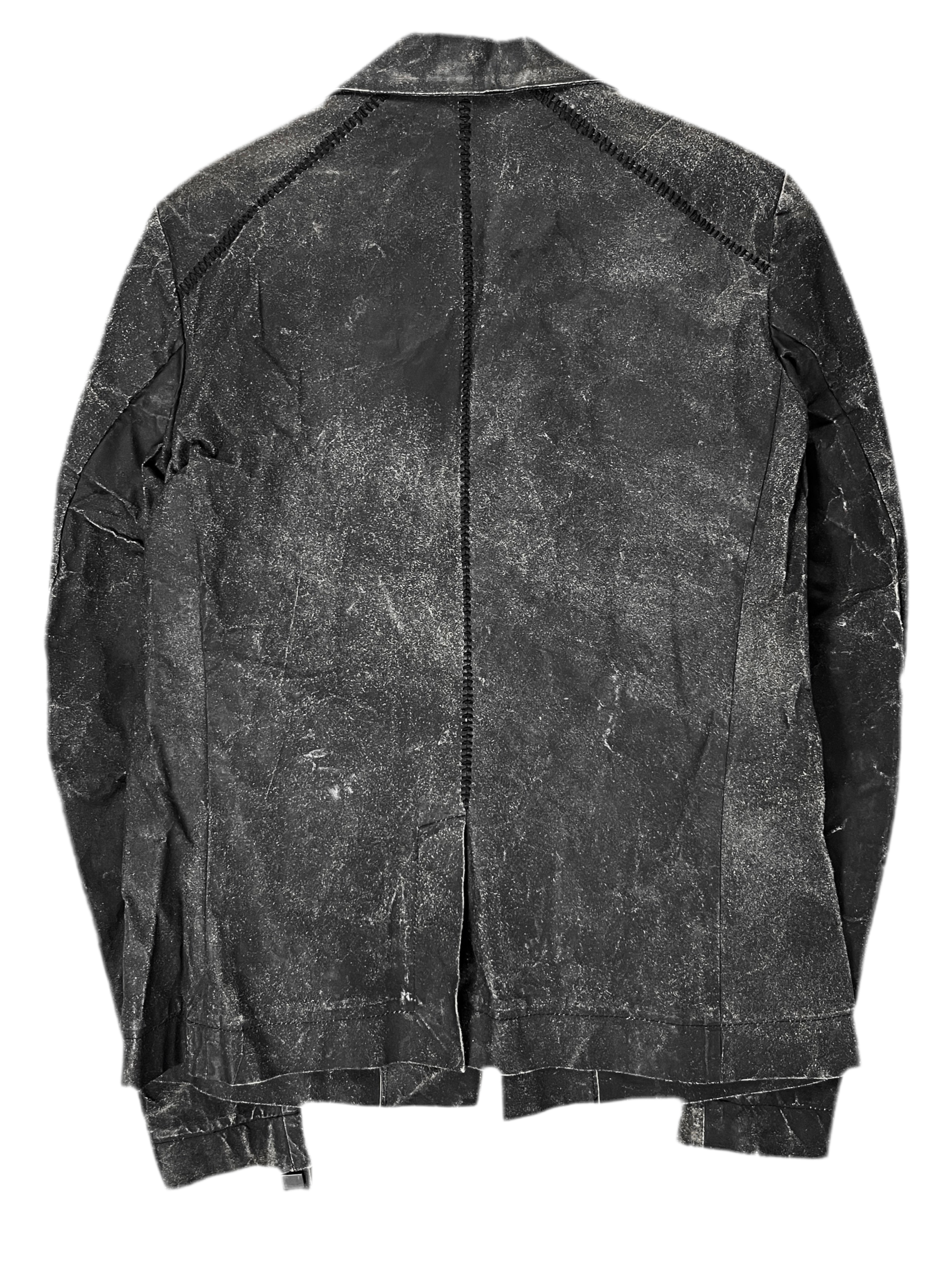 10sei0otto Distressed Leather Jacket