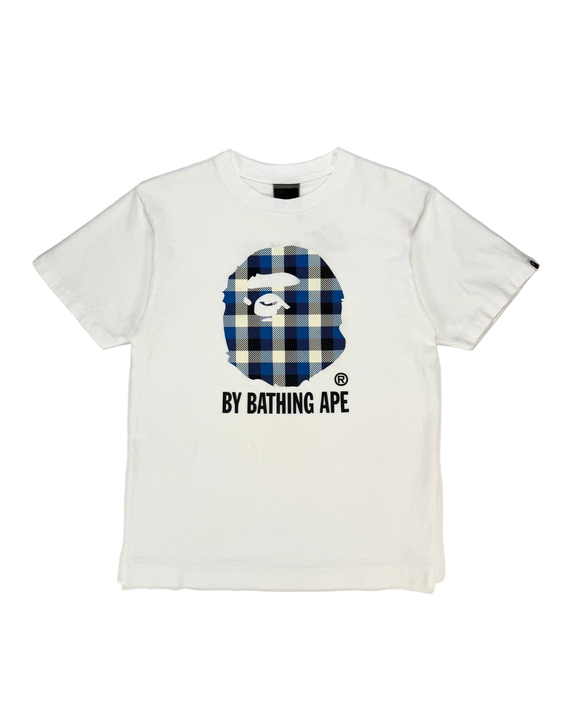 Early 00s BAPE Plaid Ape Head Tee