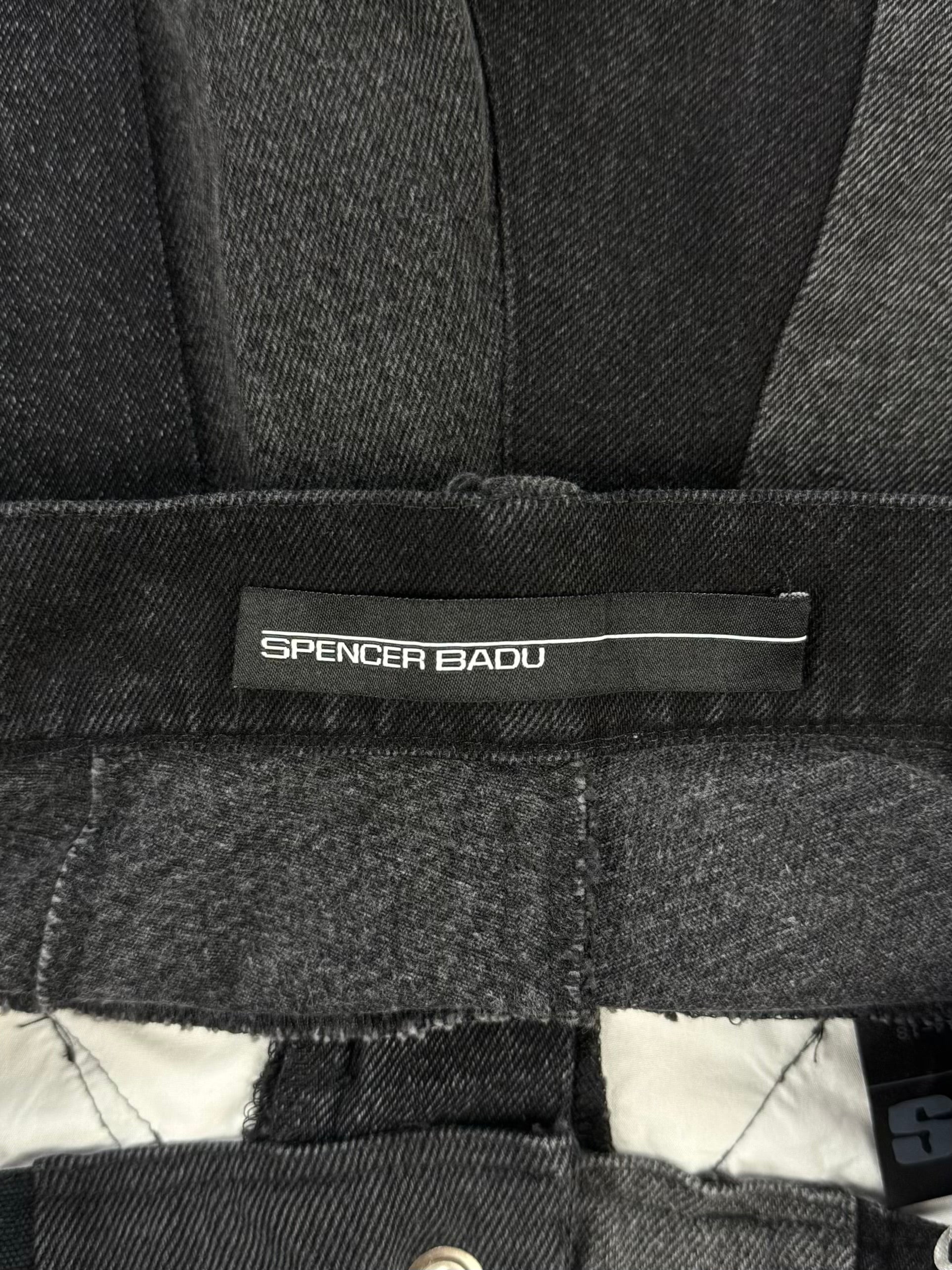 SPENCER BADU Reconstructed Denim Pants