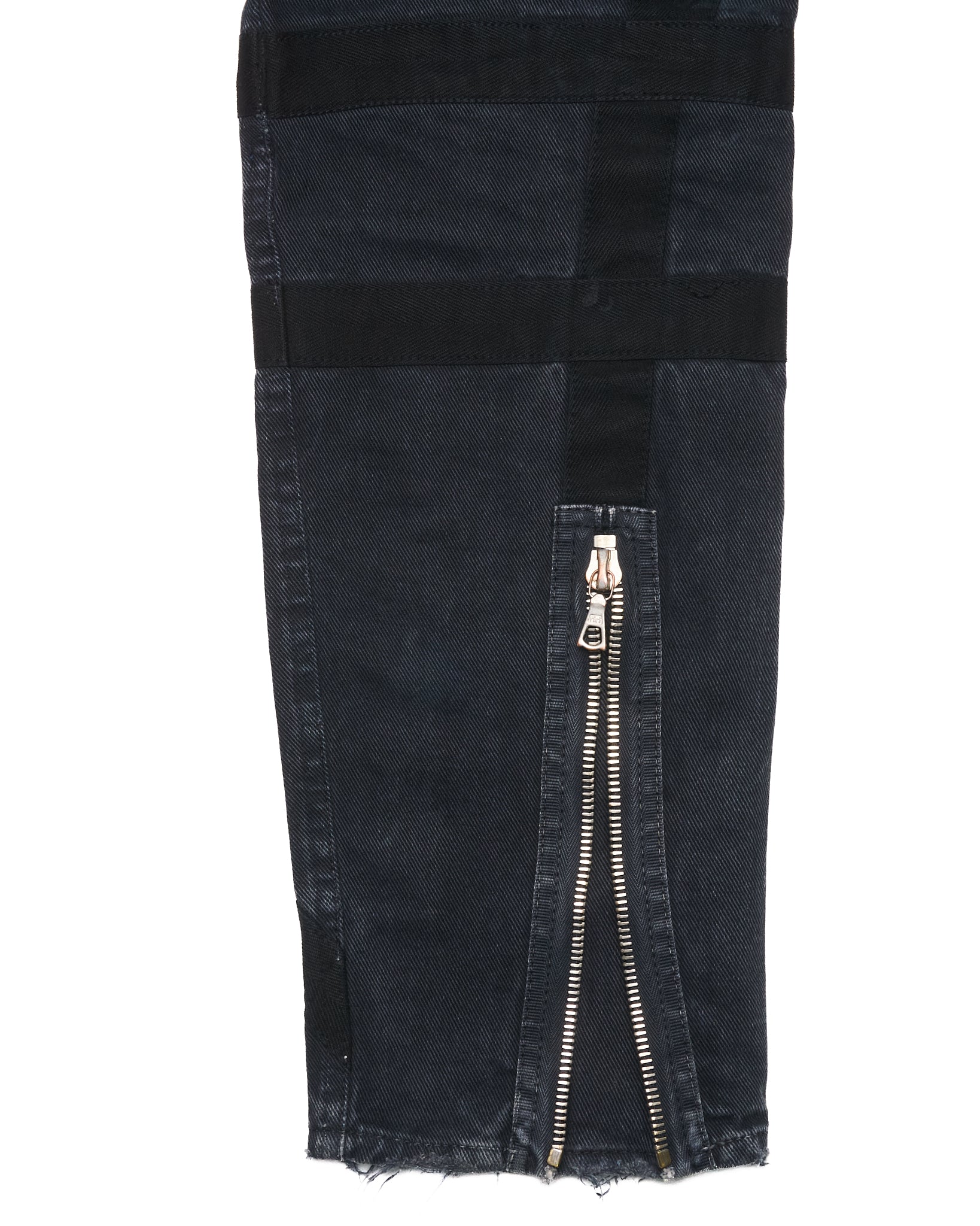 Dries Van Noten Bondage Zip Detail Denim