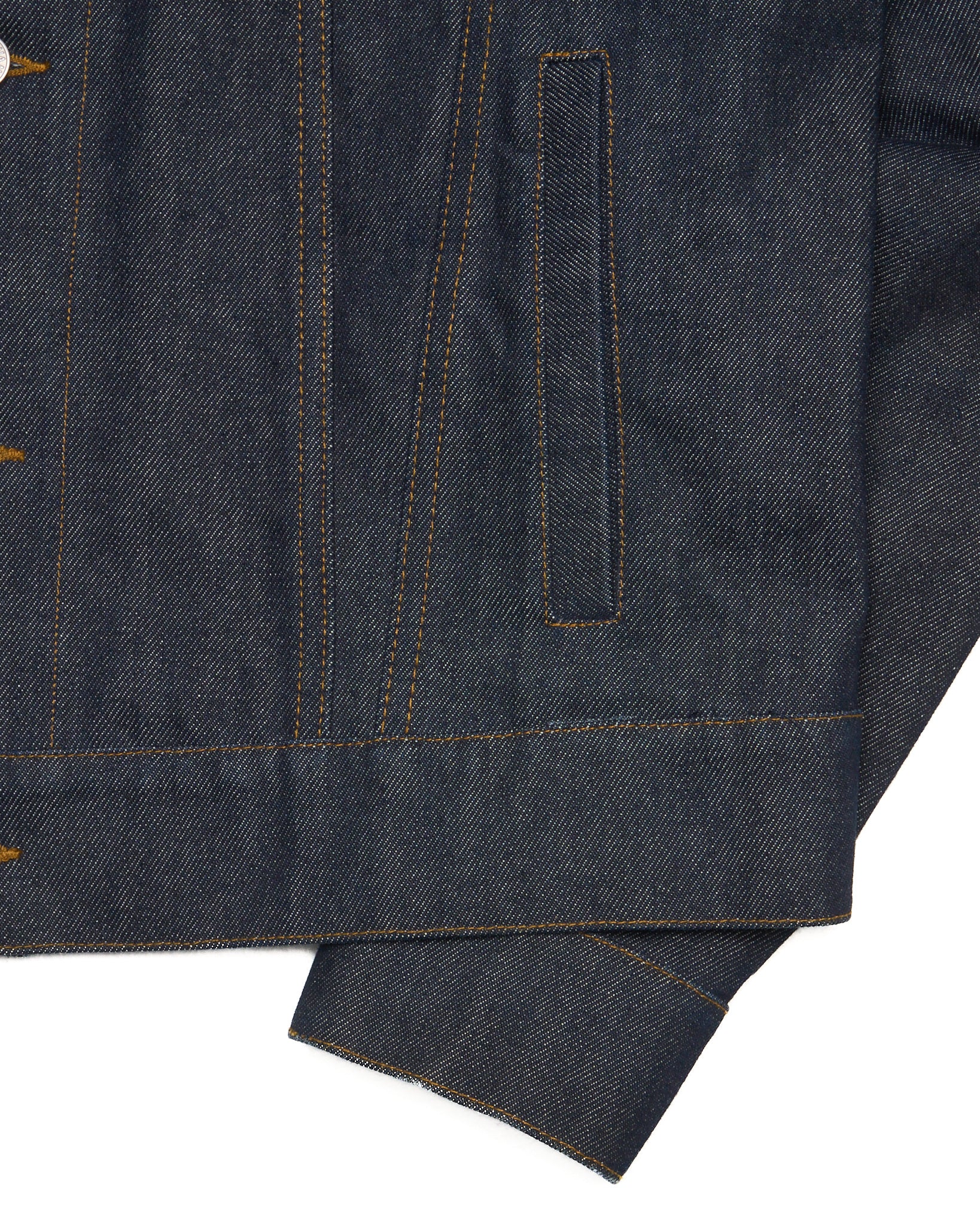 Dries Van Noten Sequin Embroidered Denim Trucker Jacket