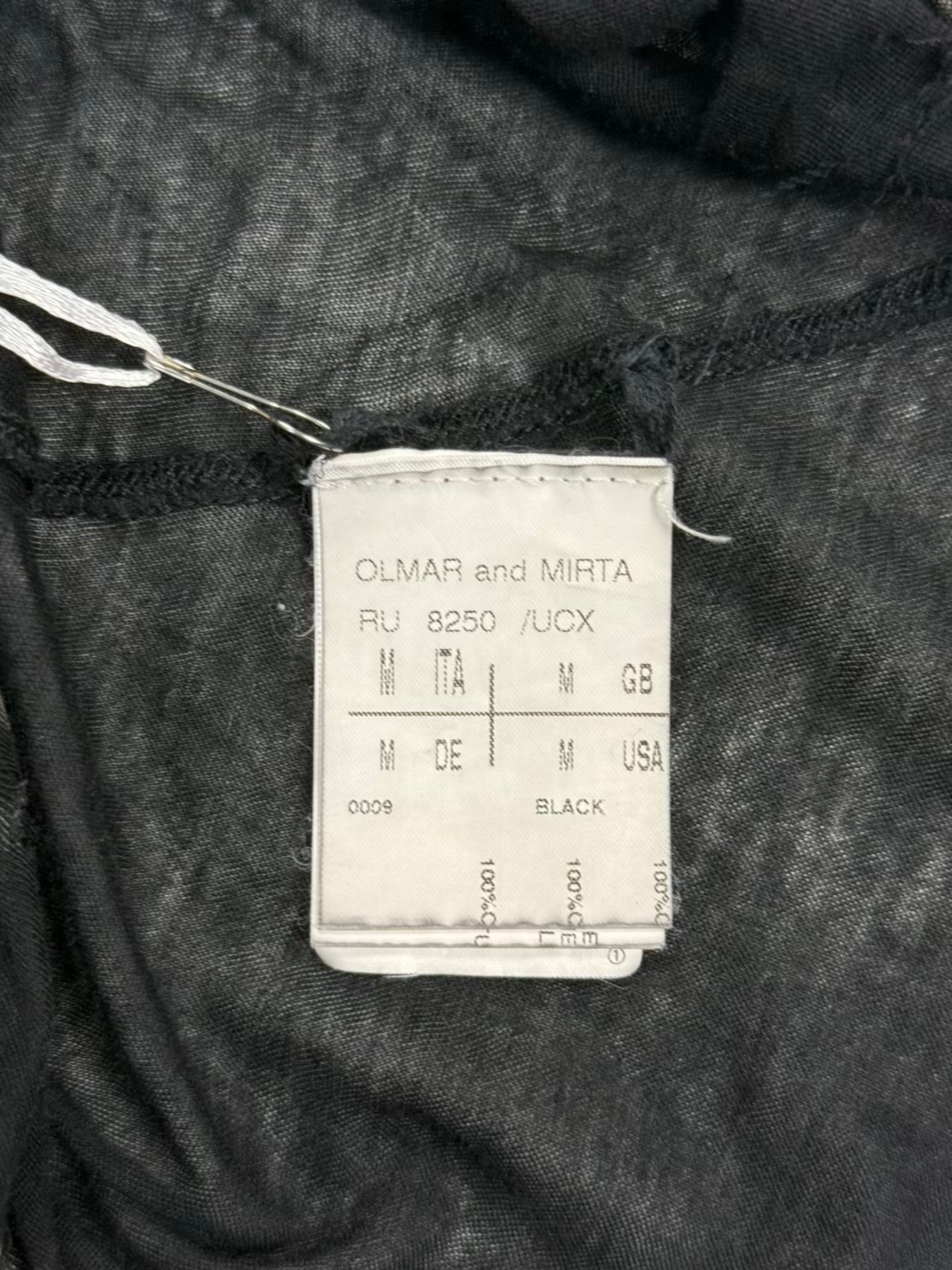 S/S07 “DRAKE” Rick Owens Vomit Bleached Sheer T-shirt
