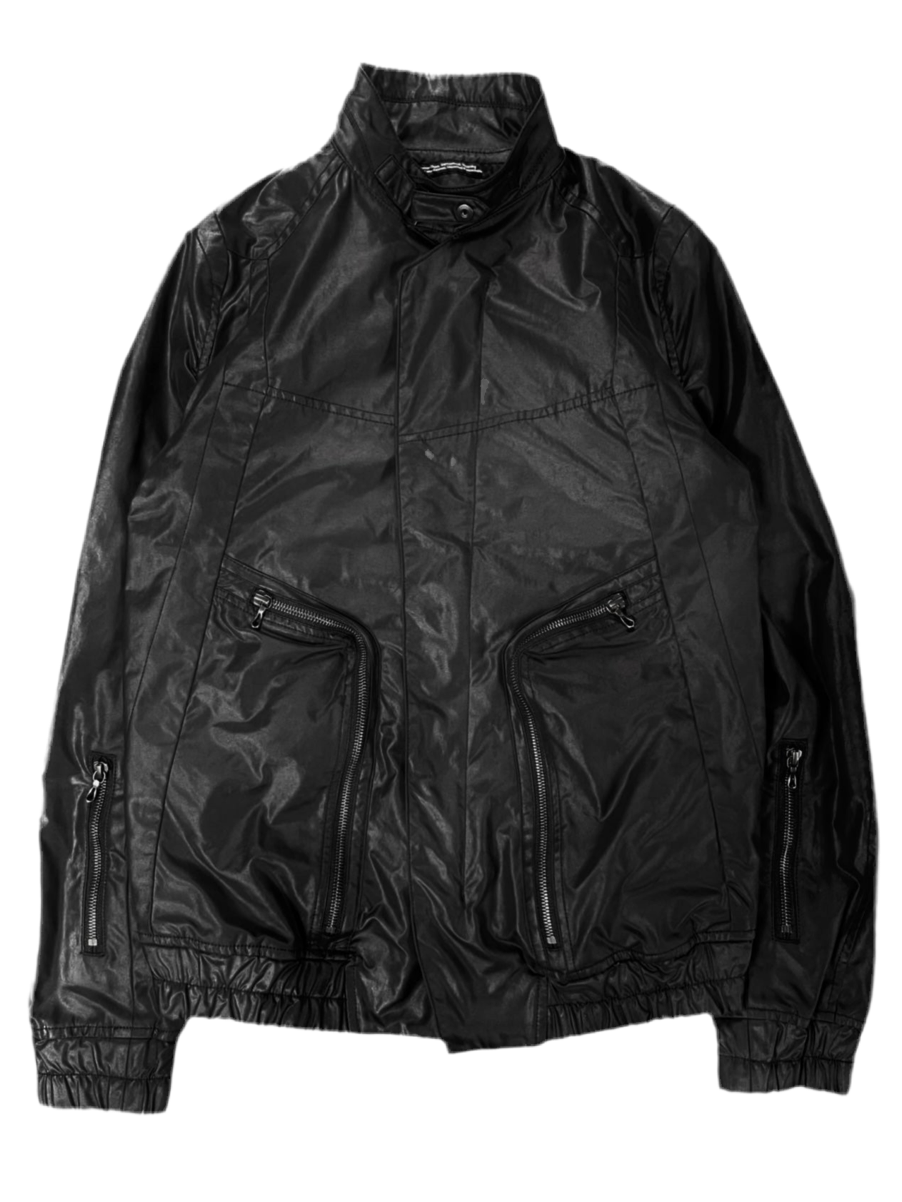 F/W22-23 Julius_7 Nylon Multi-zip Rider Jacket