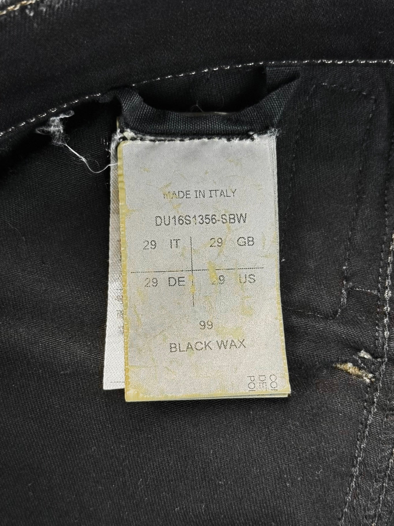 S/S16 Rick Owens DRKSHDW Heavy Waxed Memphis Pants