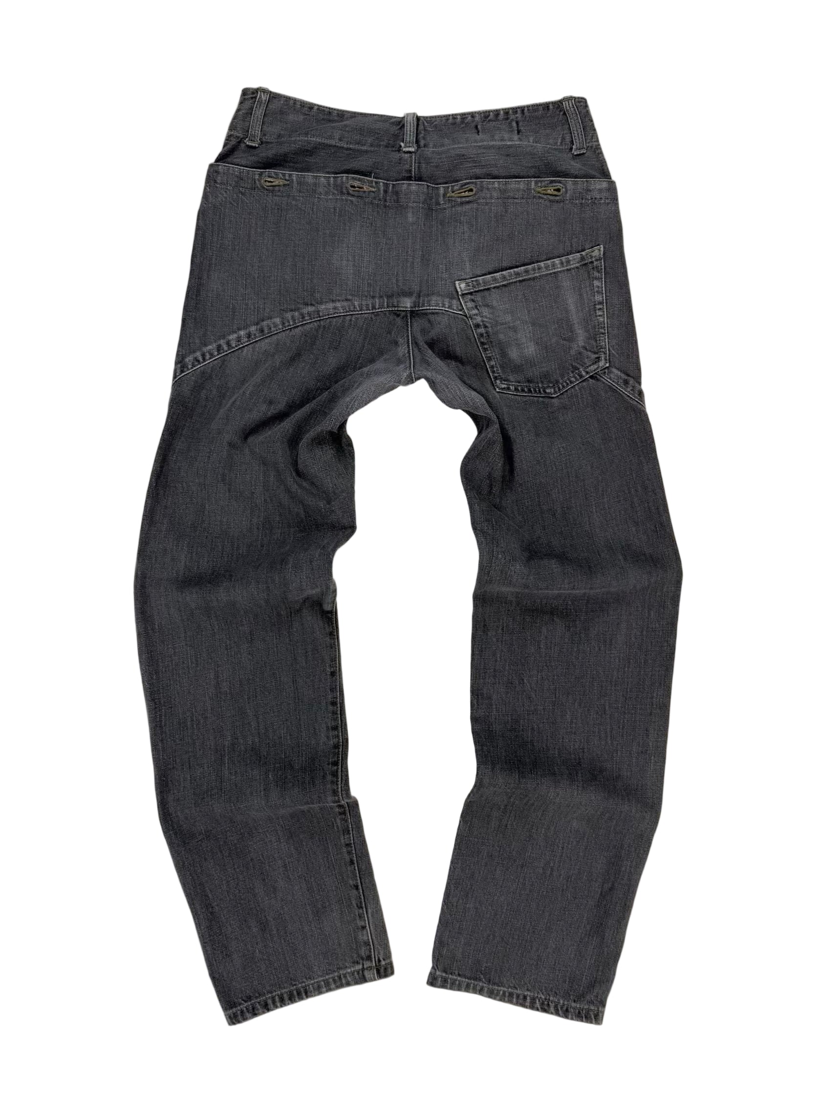 Final Home Double Waisted Back Opening Denim