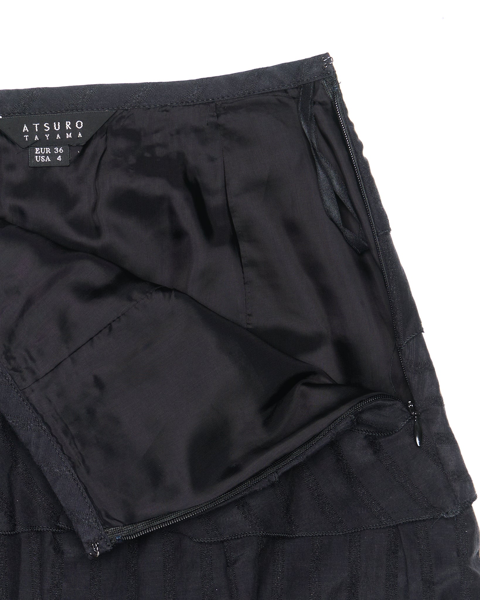 Early 2000s Atsuro Tayama Tiered Ruffle Mini Skirt
