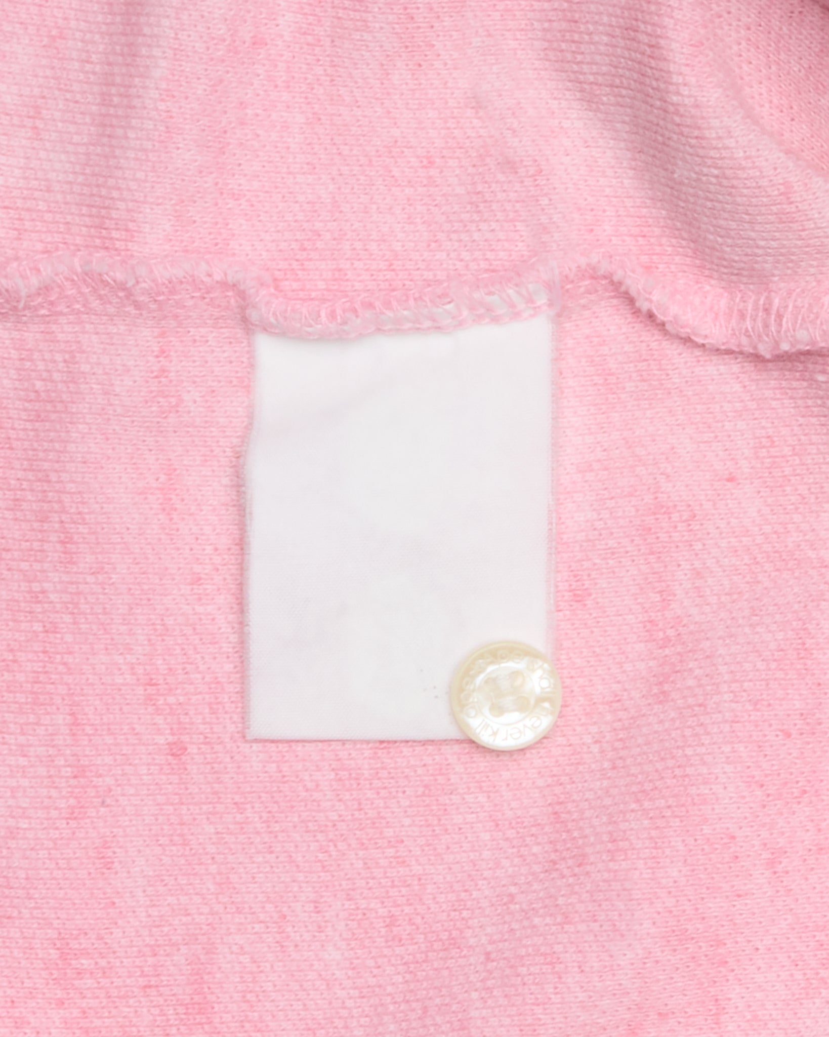 Early 00s BAPE Head Logo Pink Polo Shirt