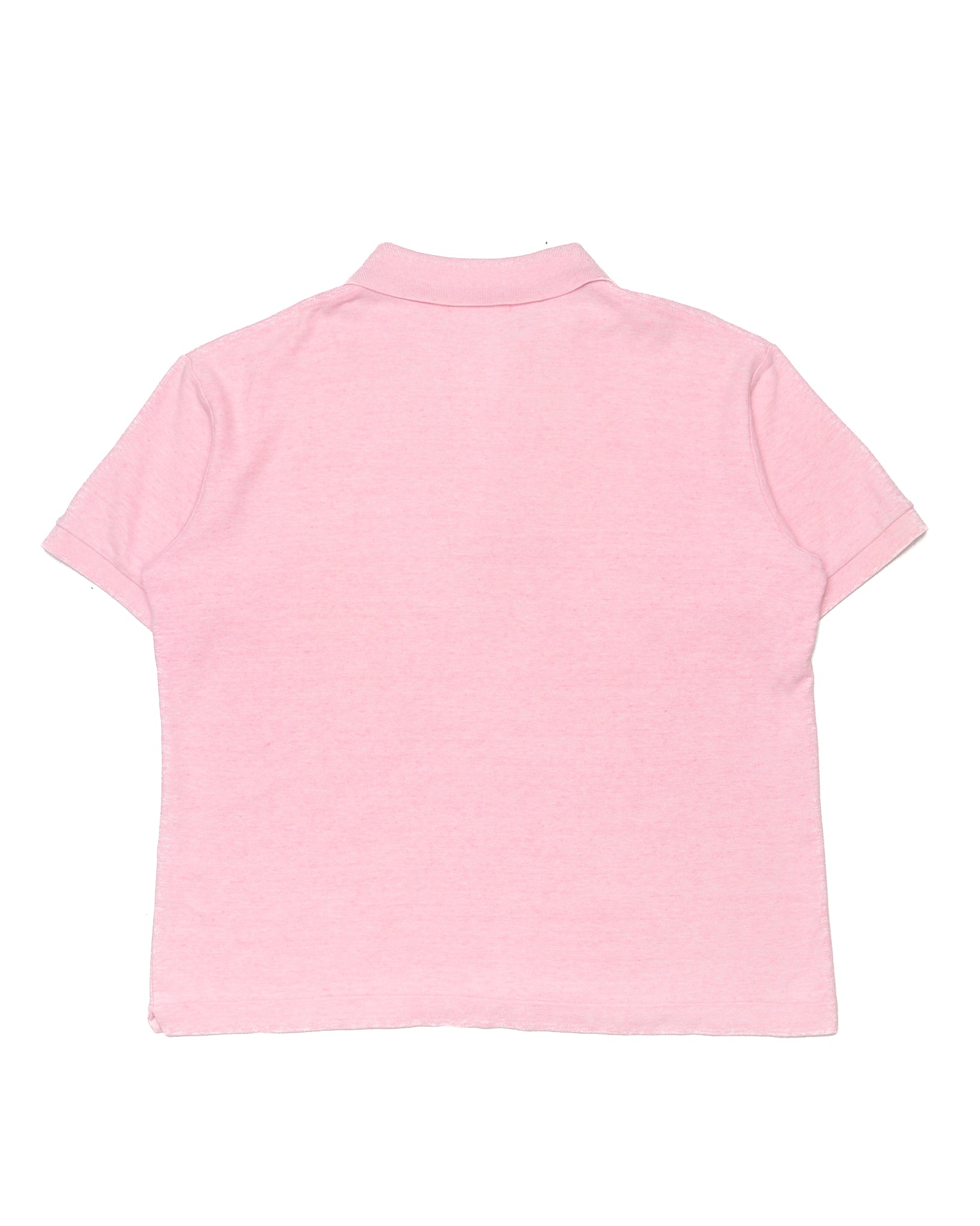 Early 00s BAPE Head Logo Pink Polo Shirt