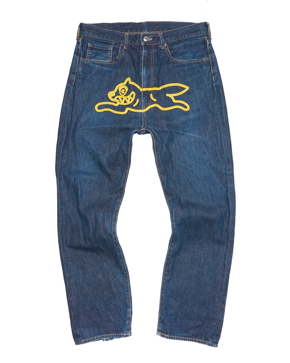 Early 00s Billionaire Boys Club Embroidered Running Dog Jeans