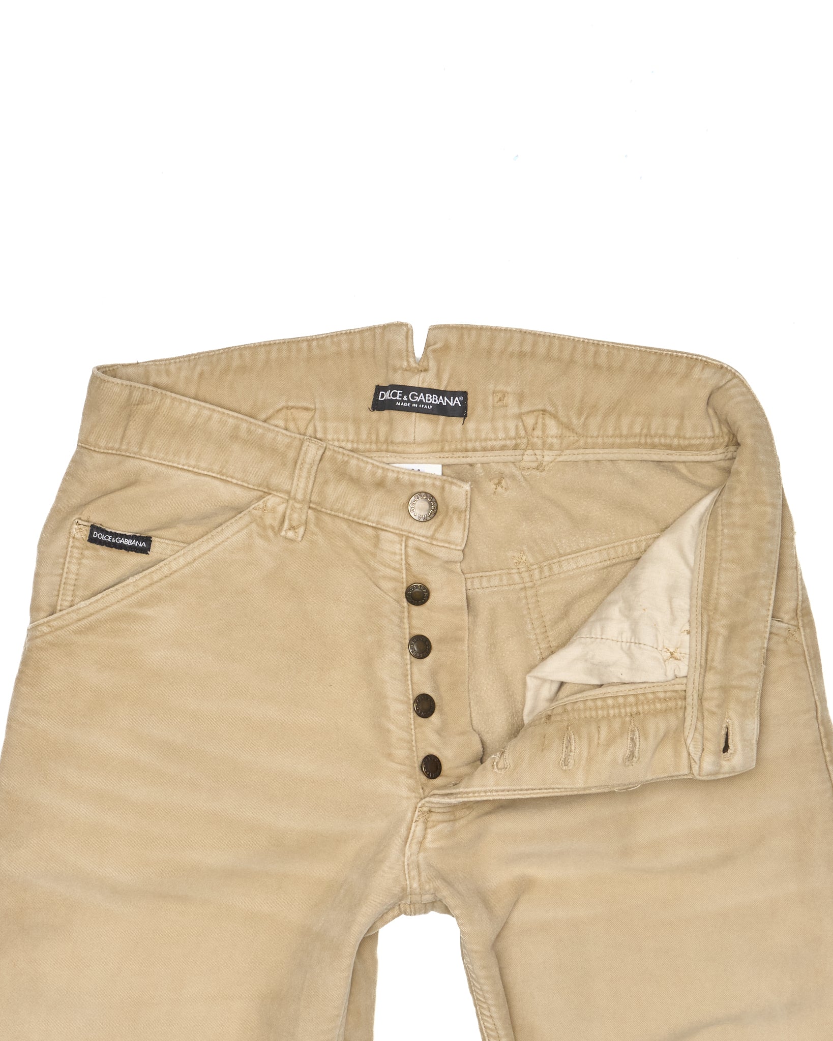 Early 00s Dolce & Gabbana Cotton Trousers