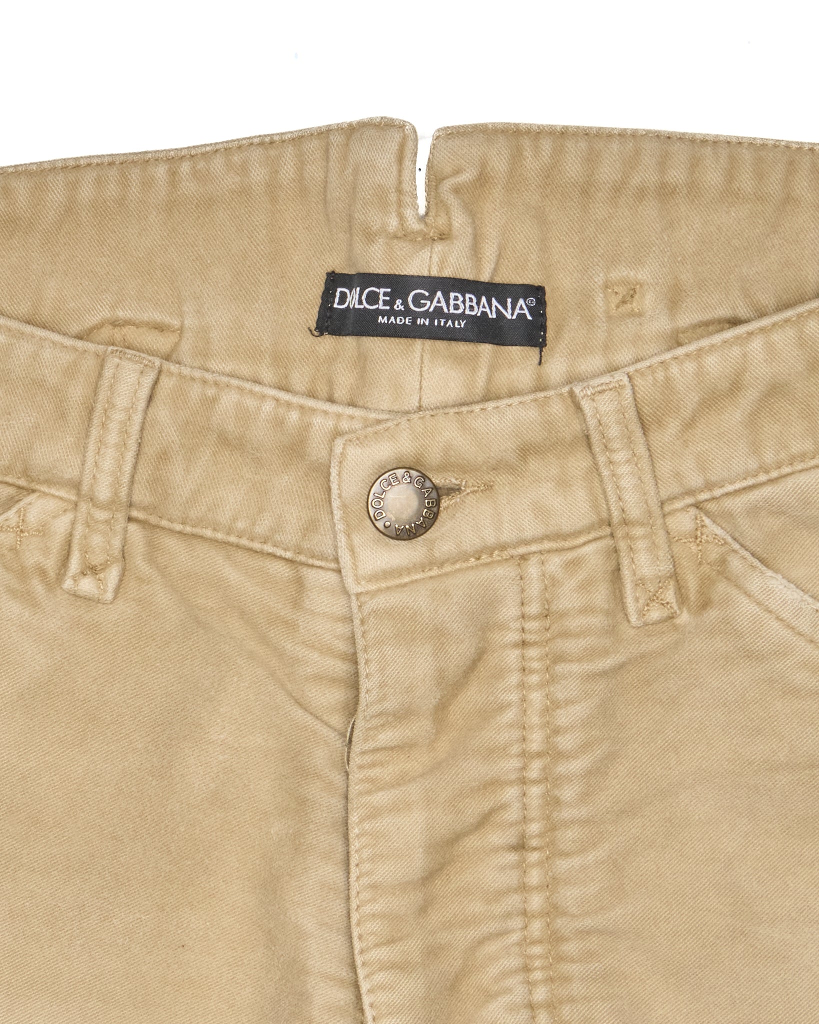 Early 00s Dolce & Gabbana Cotton Trousers