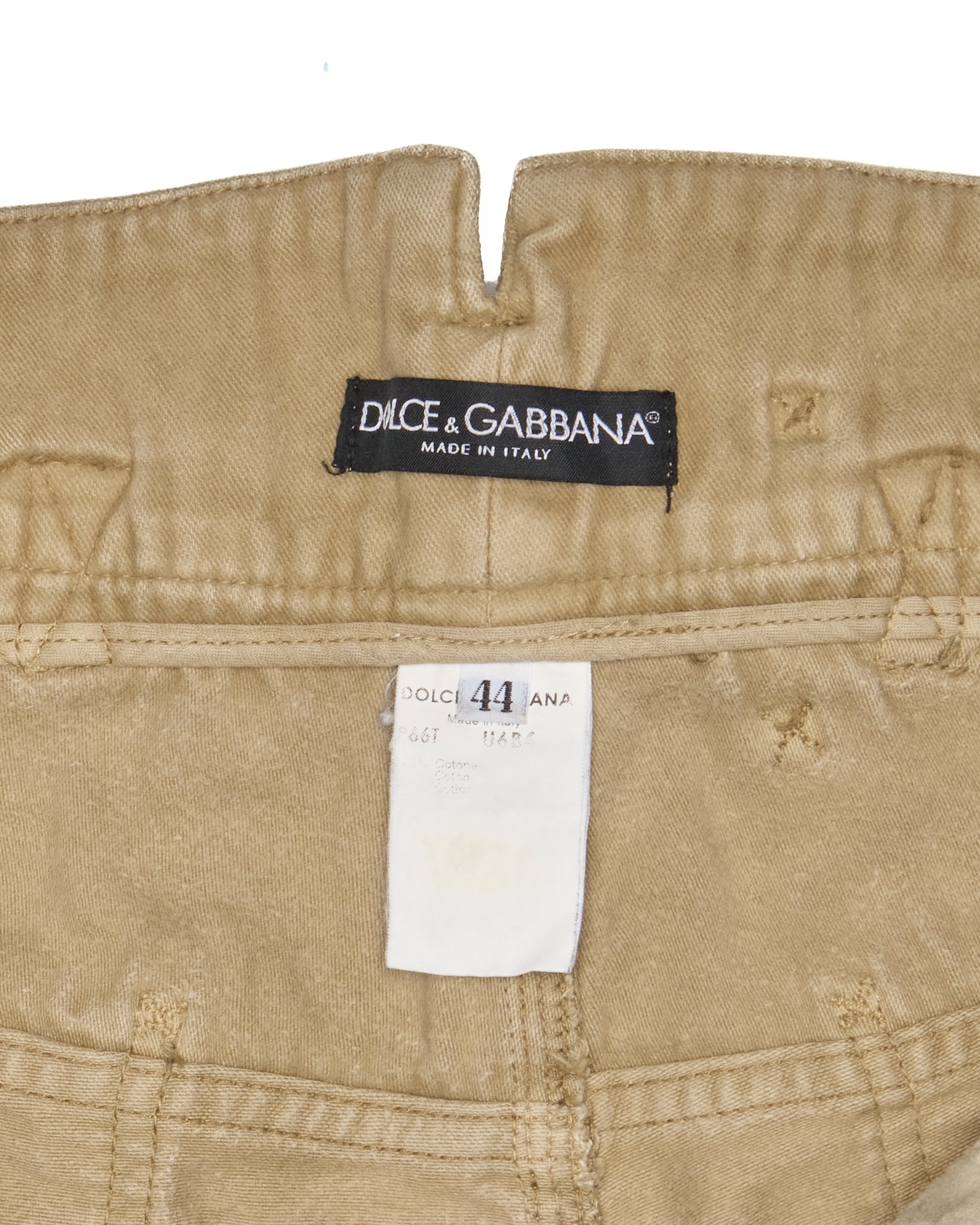 Early 00s Dolce & Gabbana Cotton Trousers