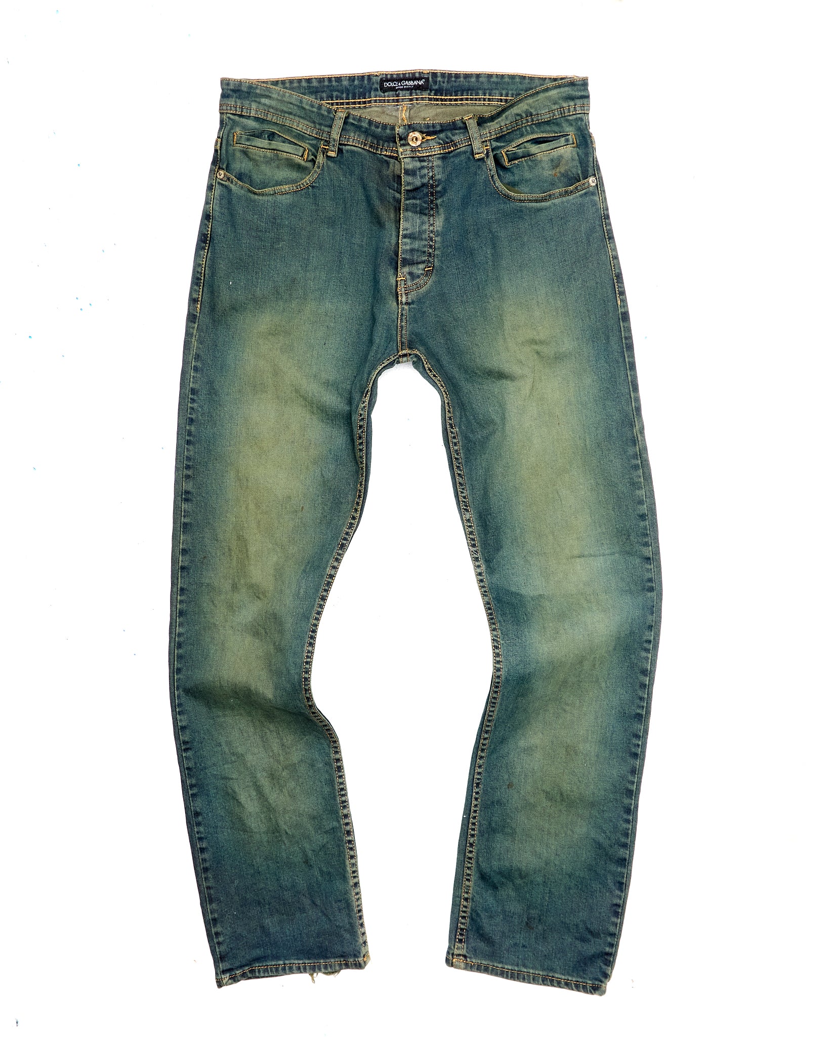 Early 00s Dolce & Gabbana Mud-Wash Jeans