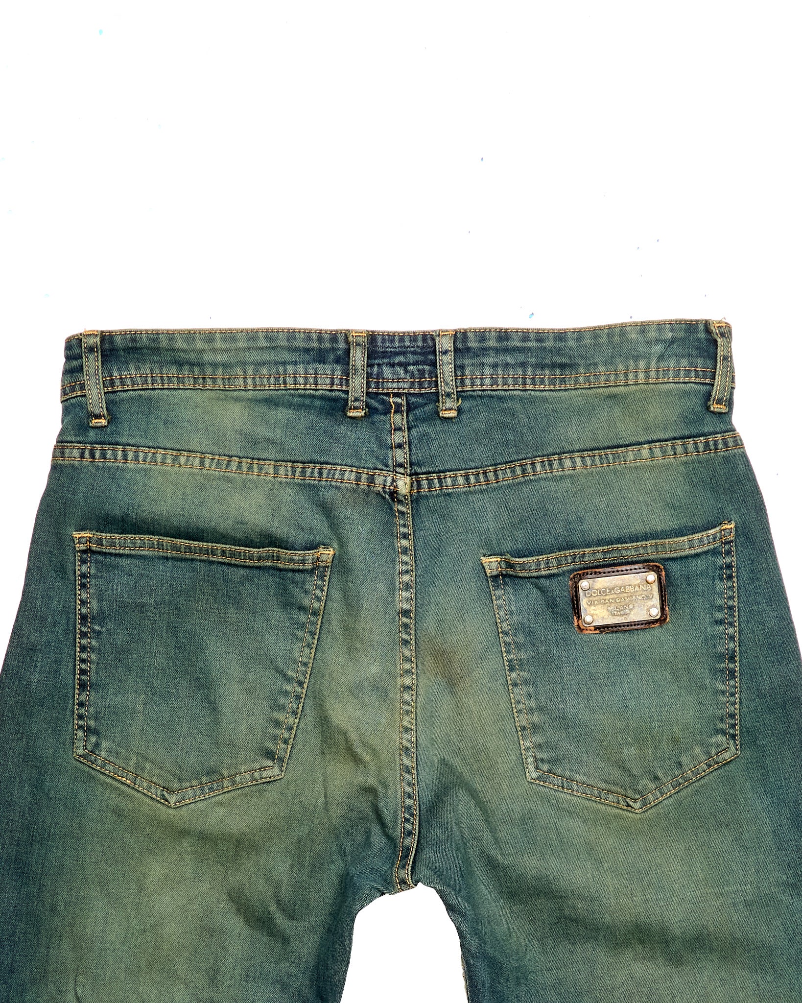 Early 00s Dolce & Gabbana Mud-Wash Jeans