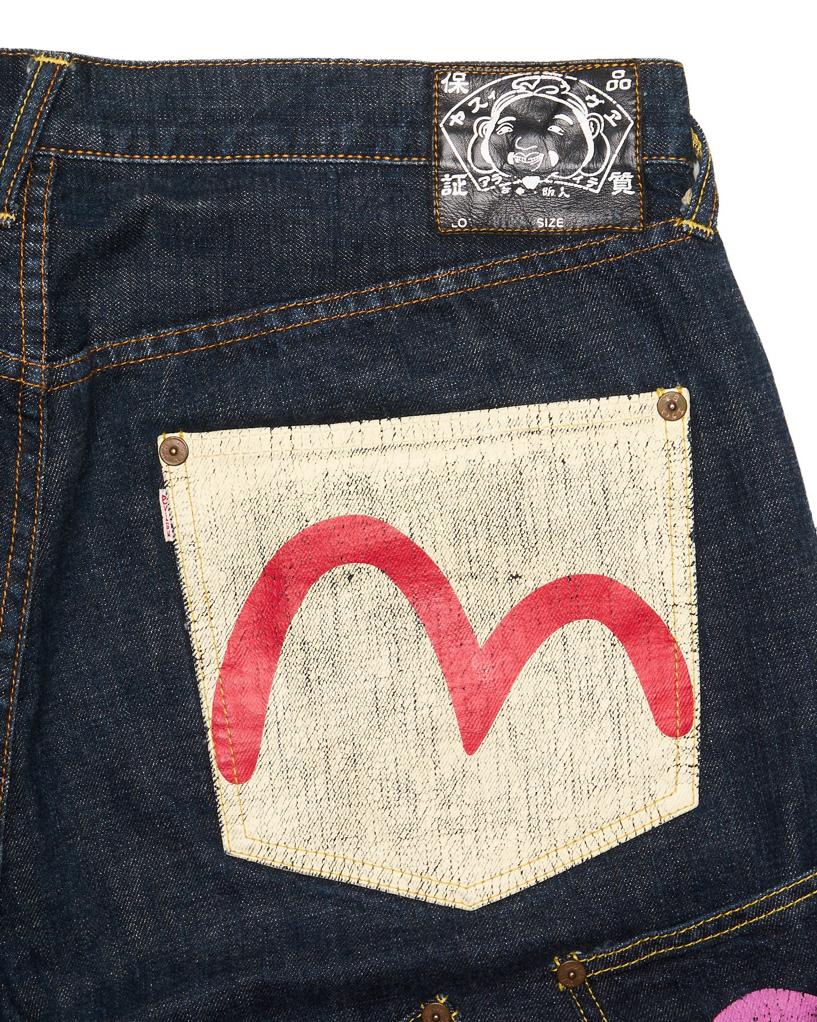Early 00s EVISU Paris Edition Multi-Pocket Selvedge Jeans