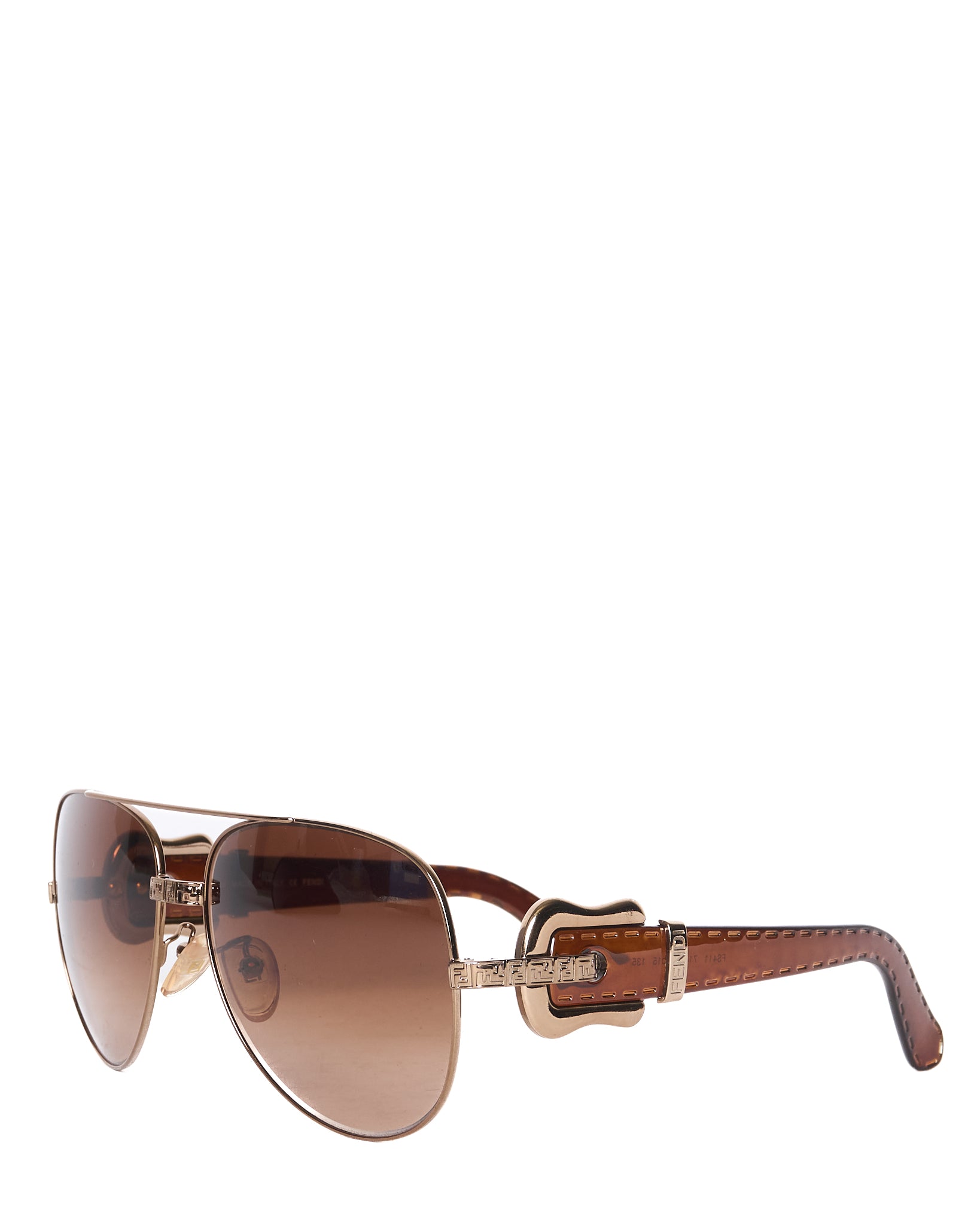 Early 00s Fendi Buckle Frame Sunglasses