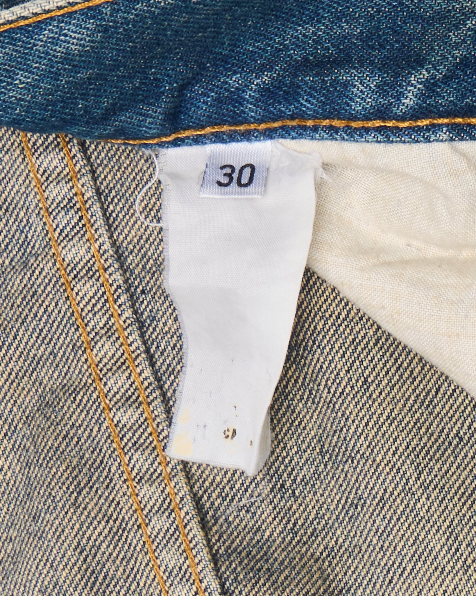 Early 00s Helmut Lang Green Painter Denim