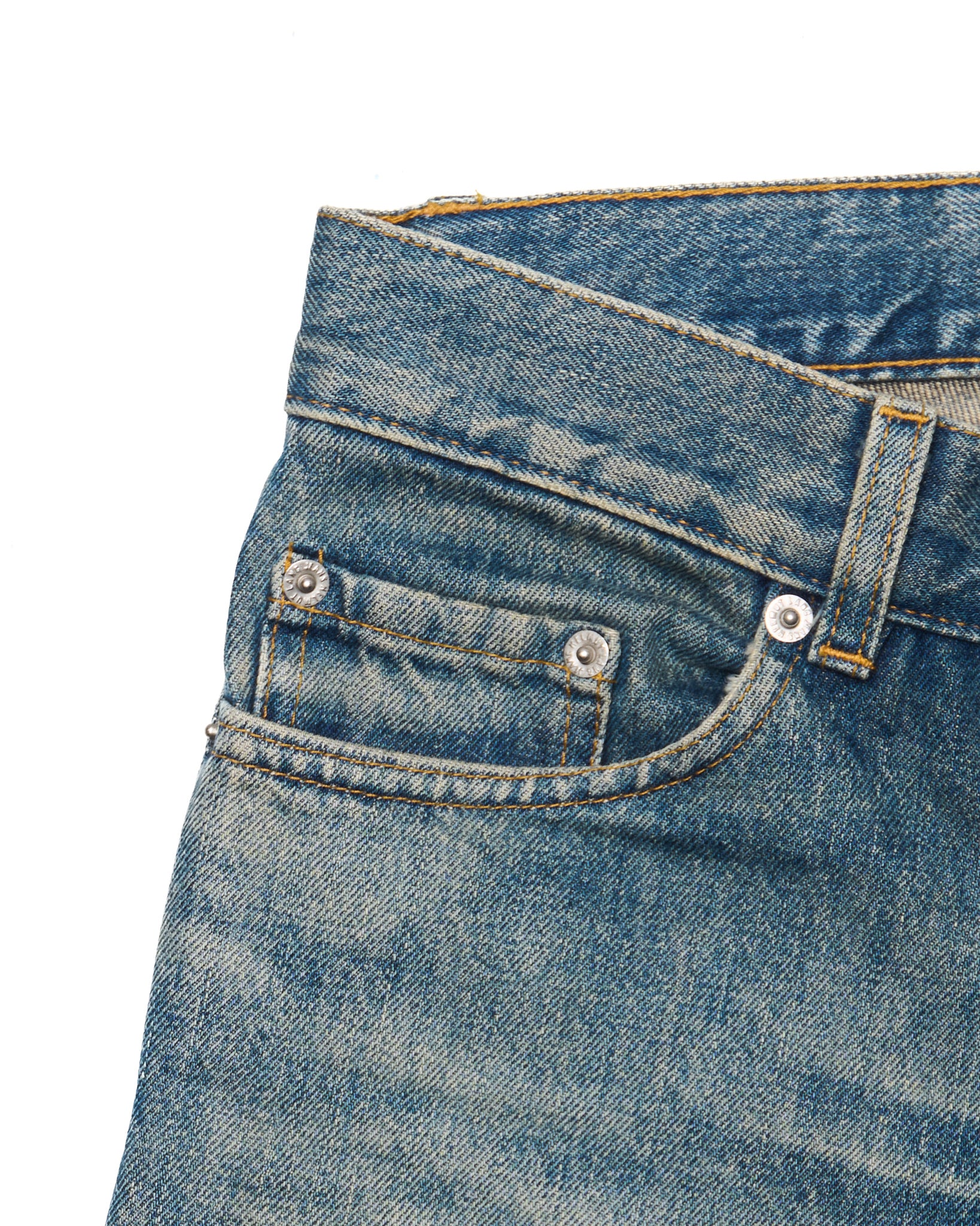Early 00s Helmut Lang Green Painter Denim