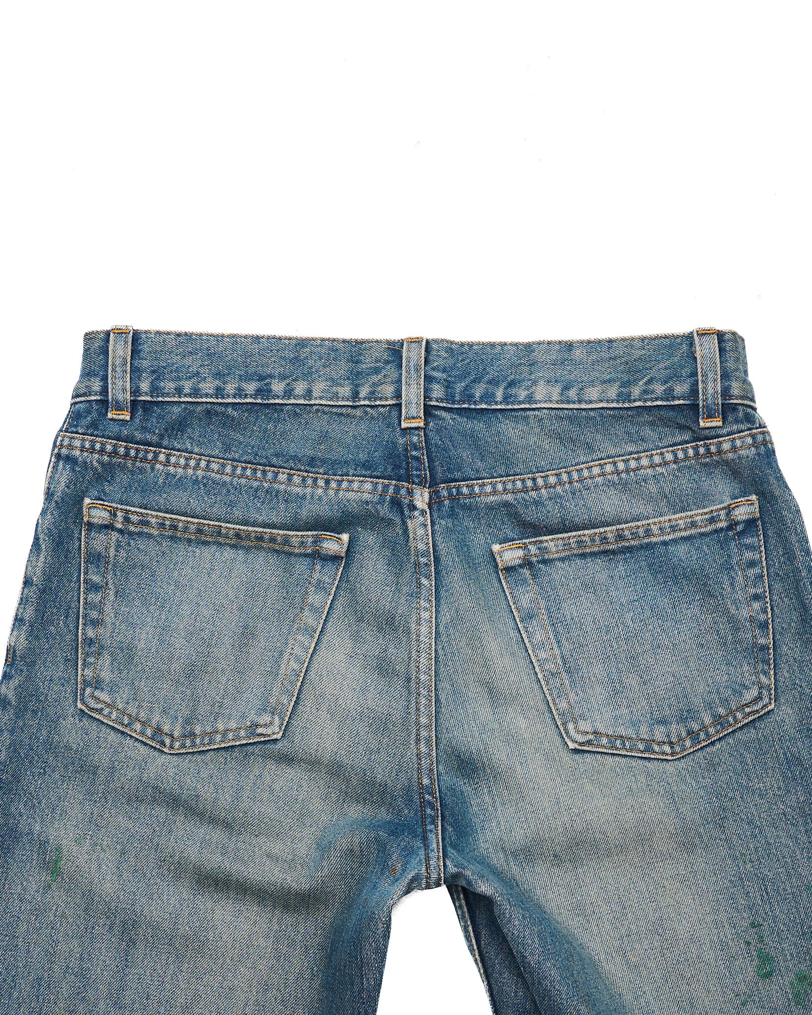 Early 00s Helmut Lang Green Painter Denim