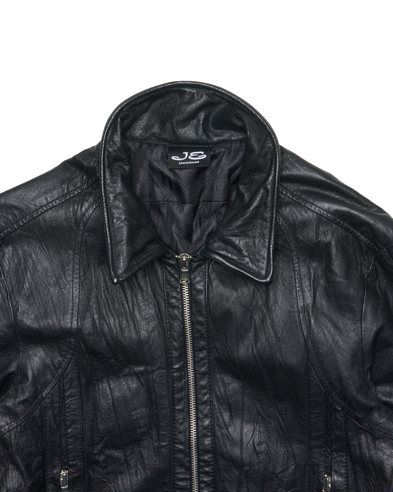 Early 00s JACKROSE Pigskin Leather Rider Jacket