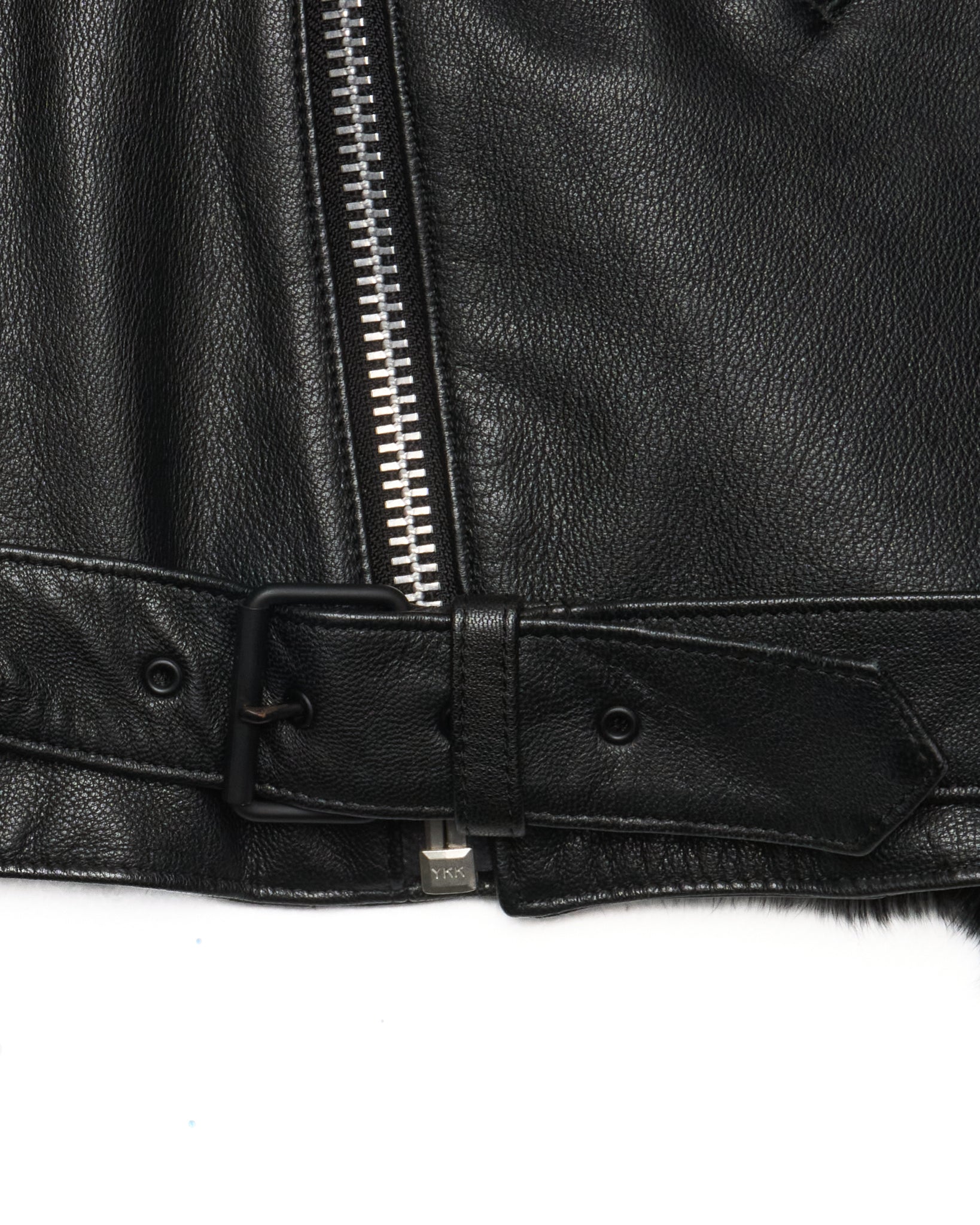 Early 2010s Lad Musician Fur Lined Biker Jacket