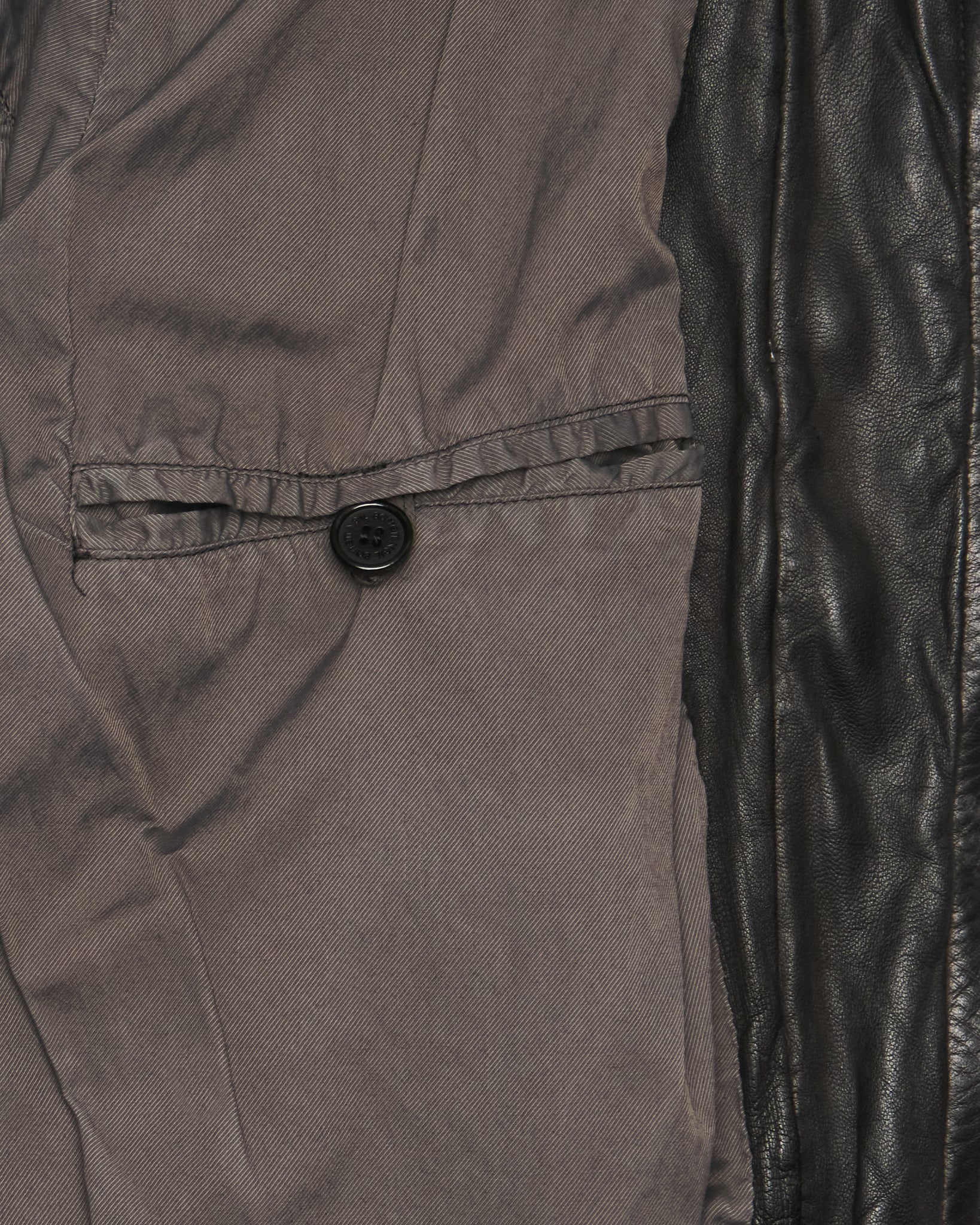 Early 00s Neil Barrett Multi Zip Goat Leather Field Jacket