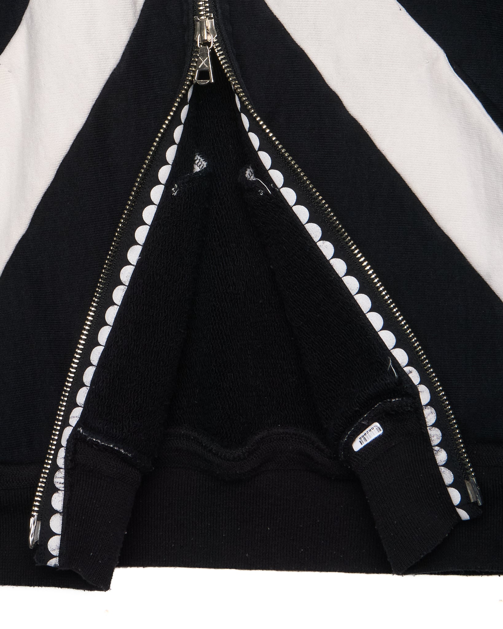 Early 00s OriginalFake ‘X’ Panel Chomper Zip-Up Hoodie