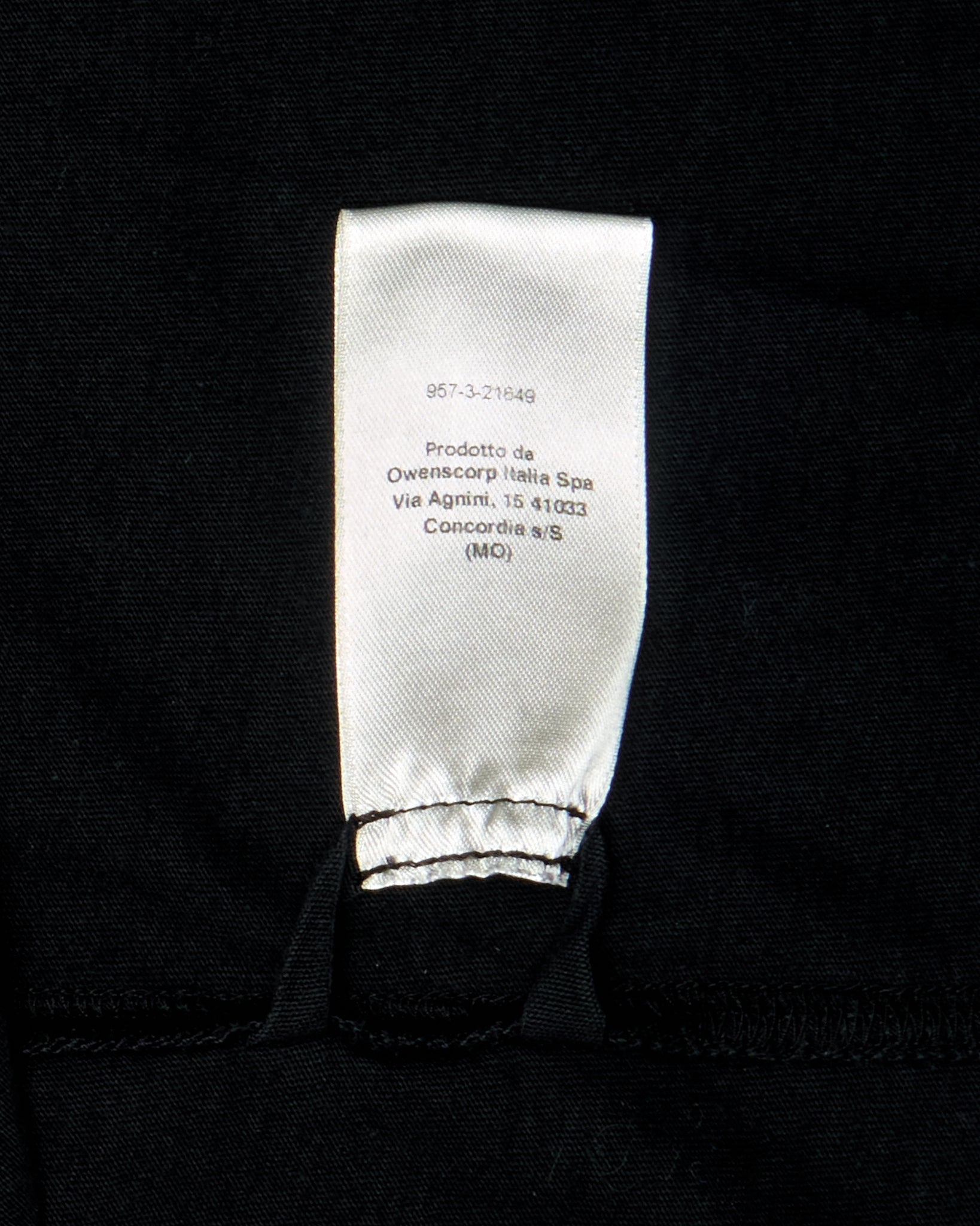 Early 00s Rick Owens DRKSHDW Black Longline Level T-Shirt